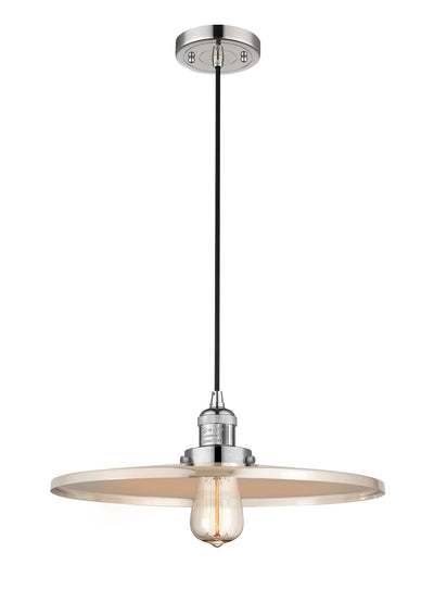 Franklin Restoration Mini Pendant 16 Inch Brass