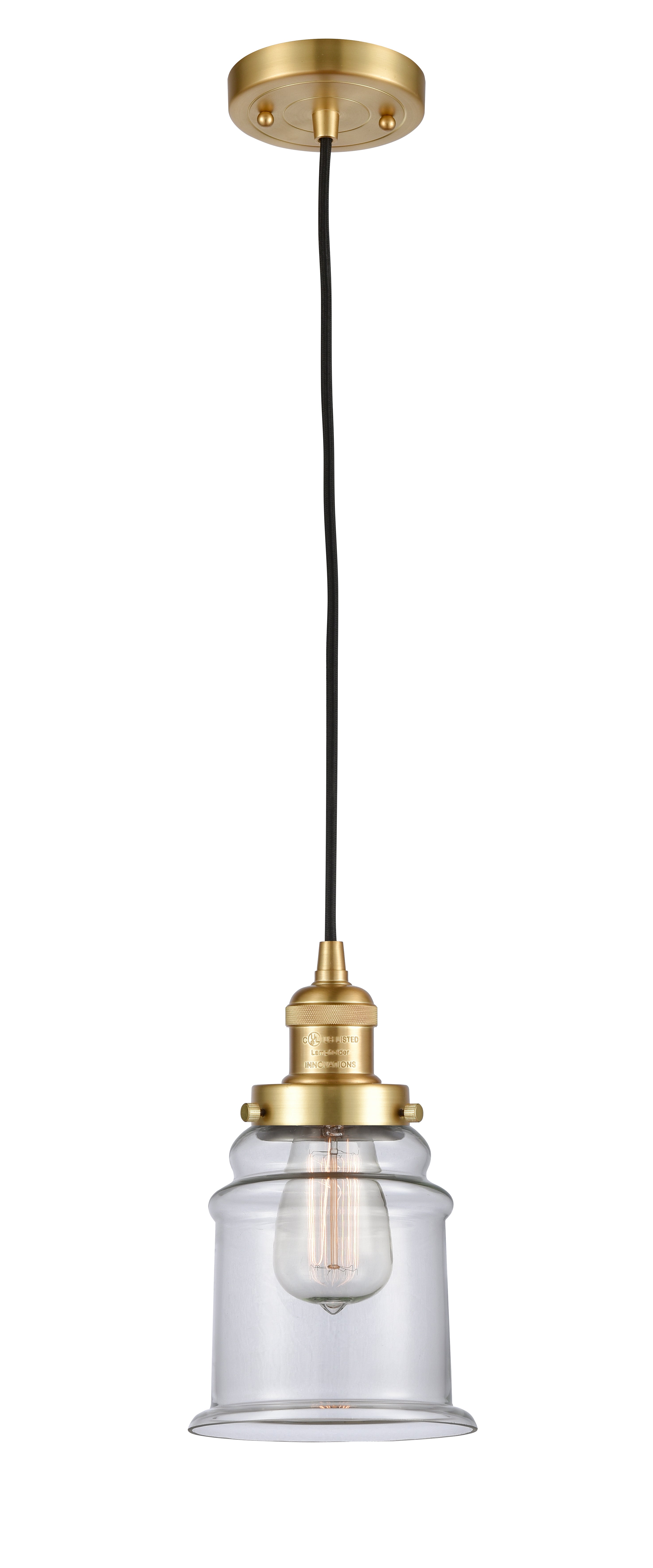 Franklin Restoration Mini Pendant Antique Brass
