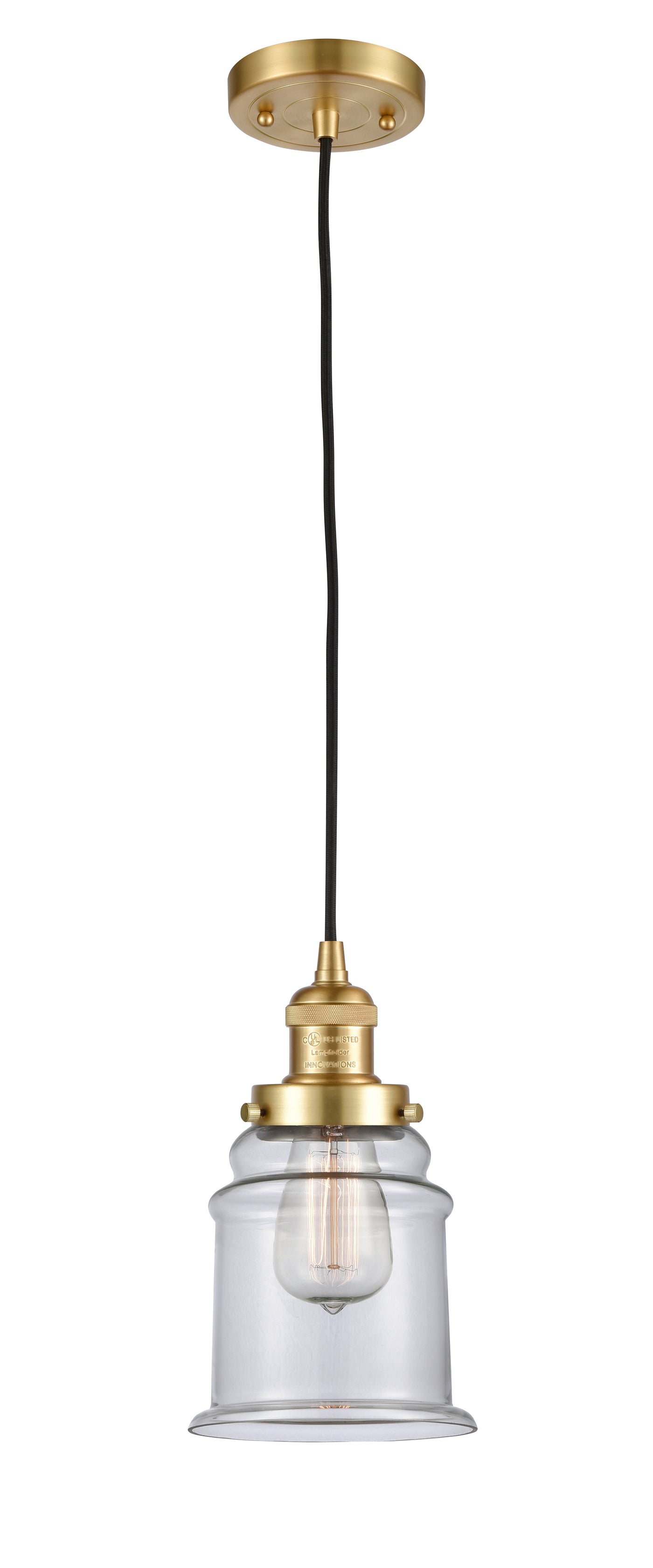Franklin Restoration Mini Pendant Antique Brass