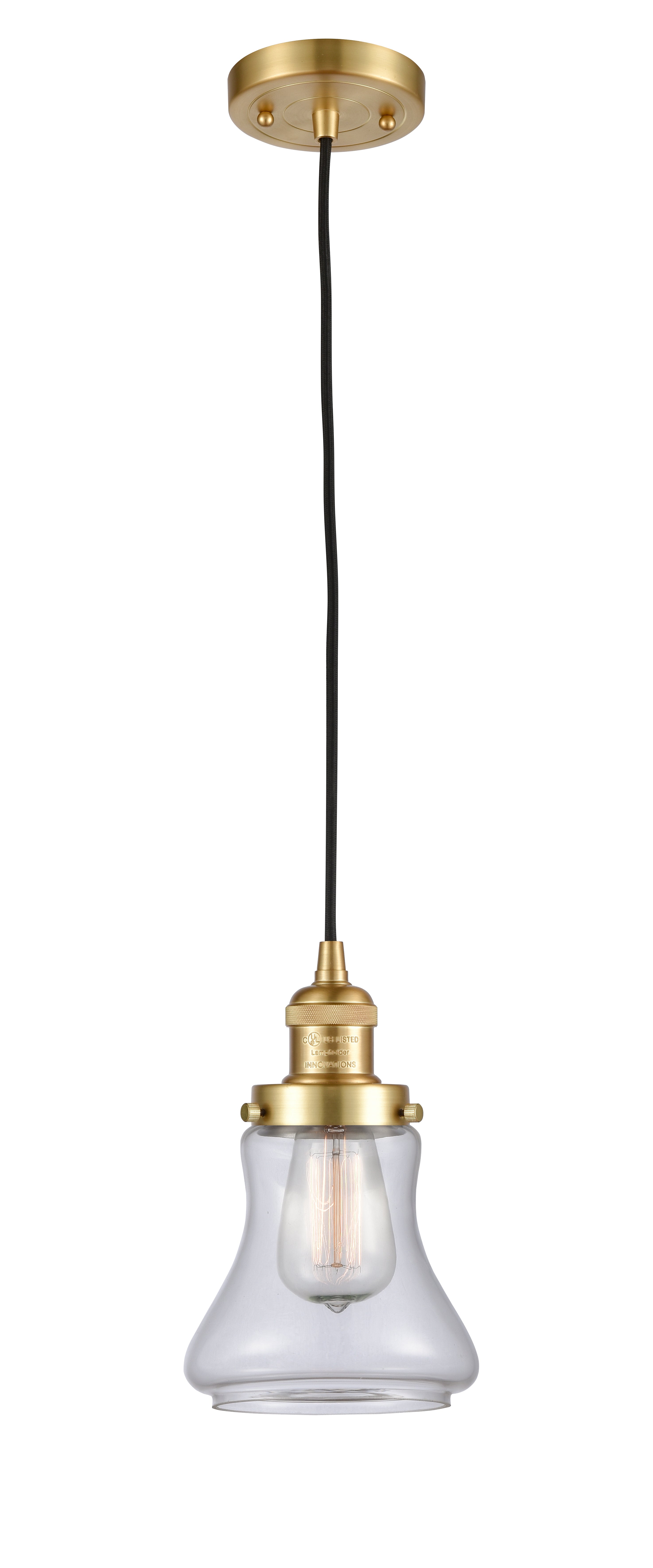 Franklin Restoration Mini Pendant Cast Brass