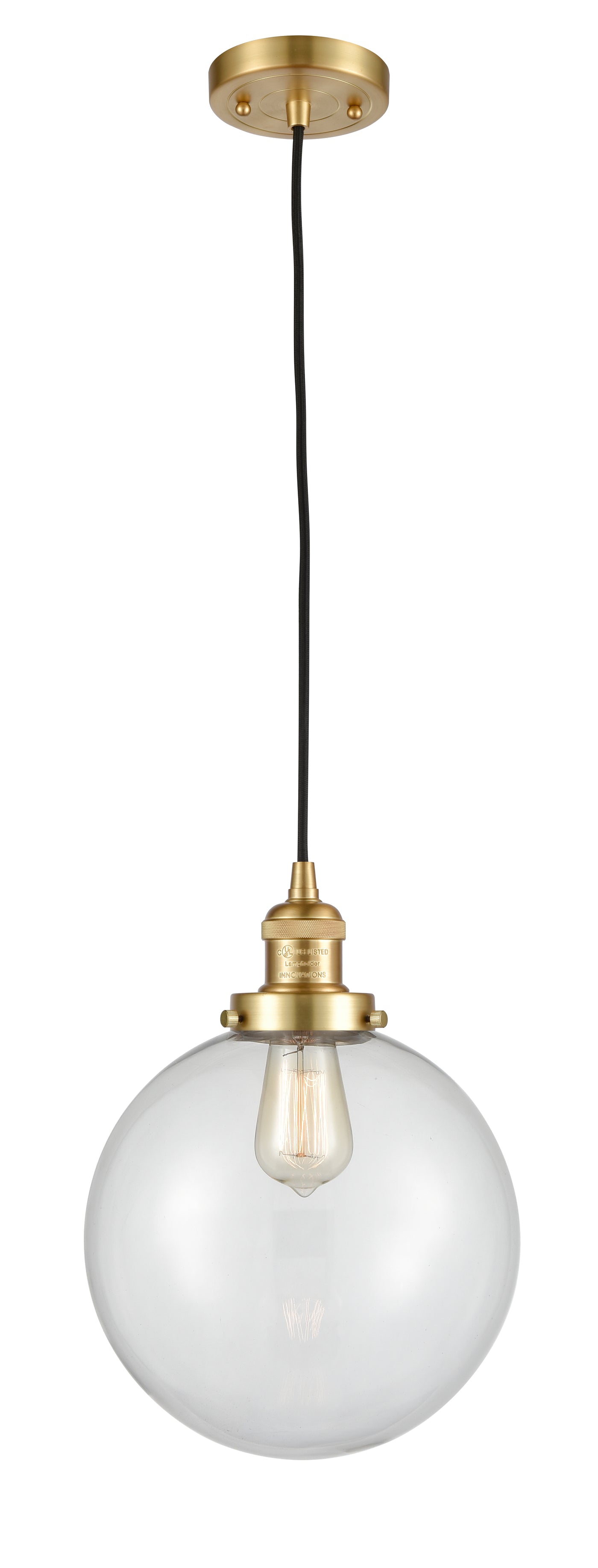 Franklin Restoration Mini Pendant Brass Steel
