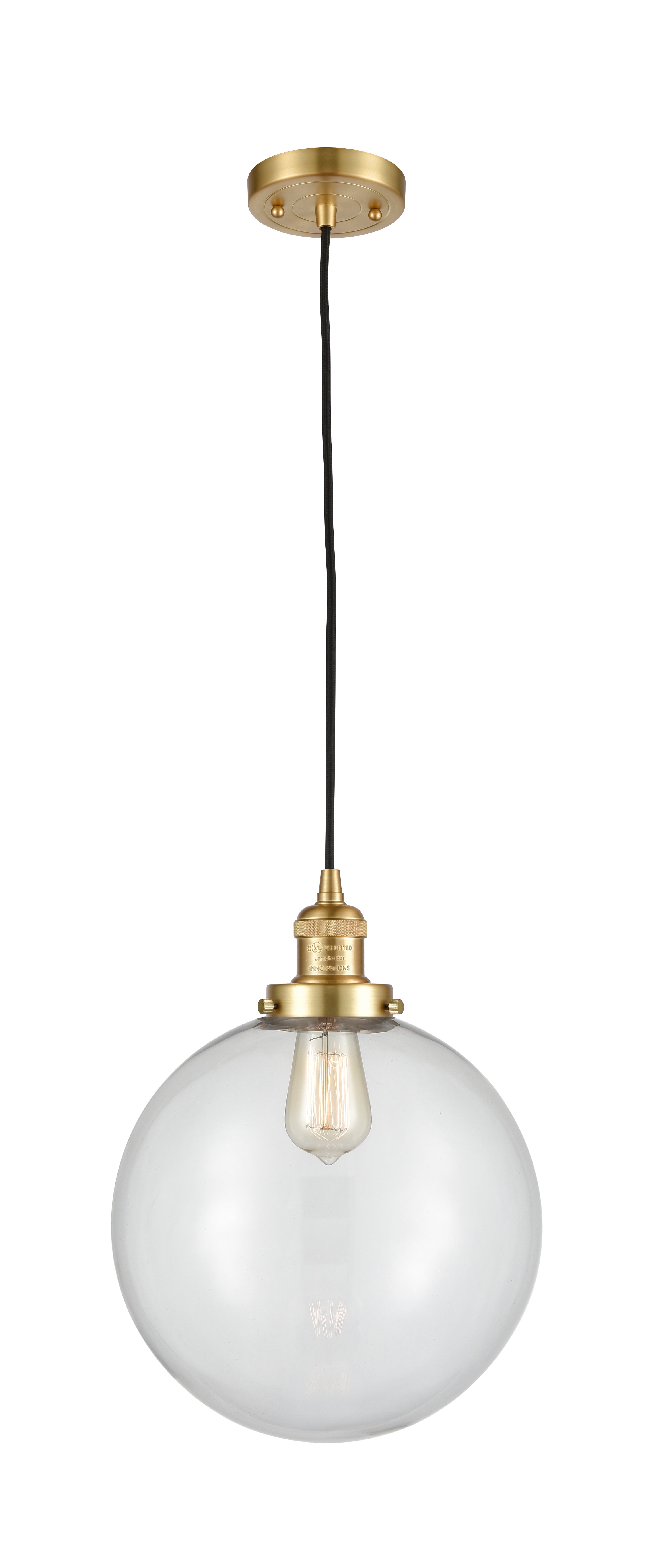 Franklin Restoration Mini Pendant Antique Brass