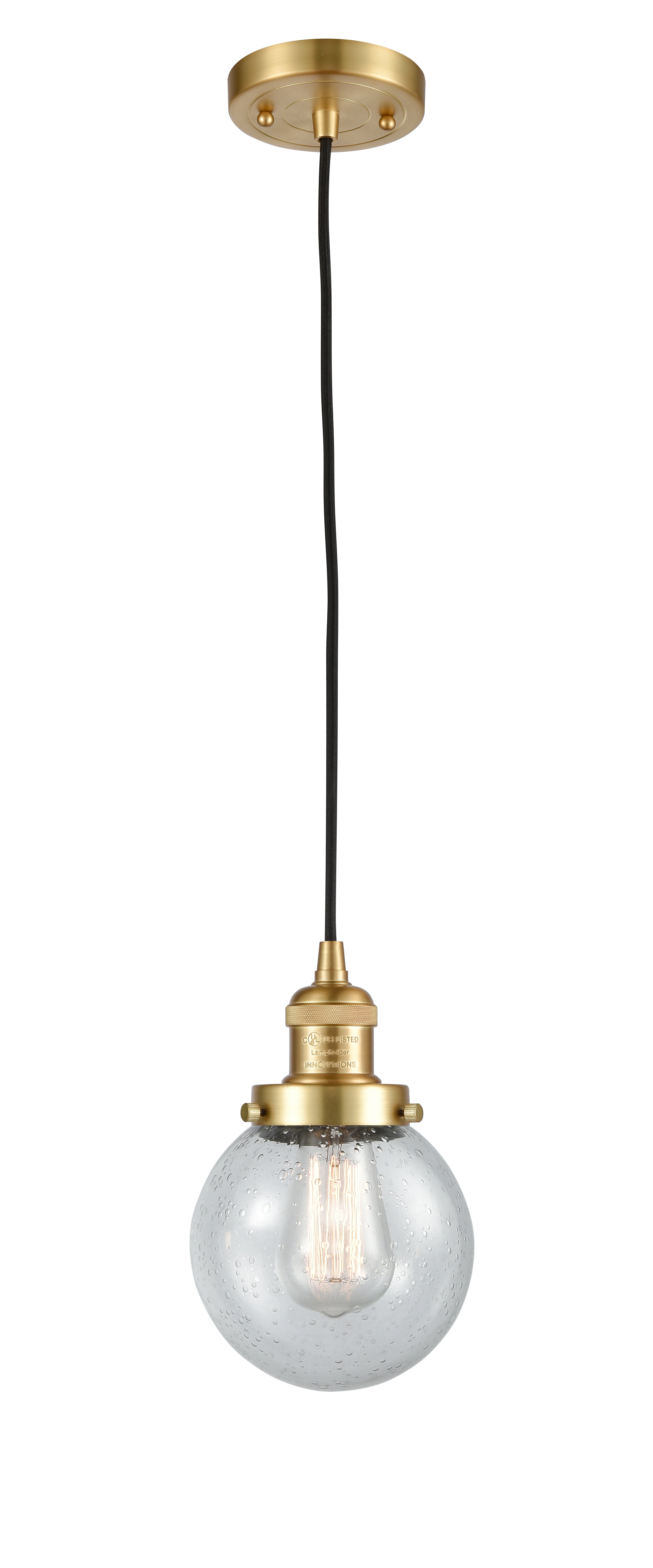 Franklin Restoration Mini Pendant Antique Brass