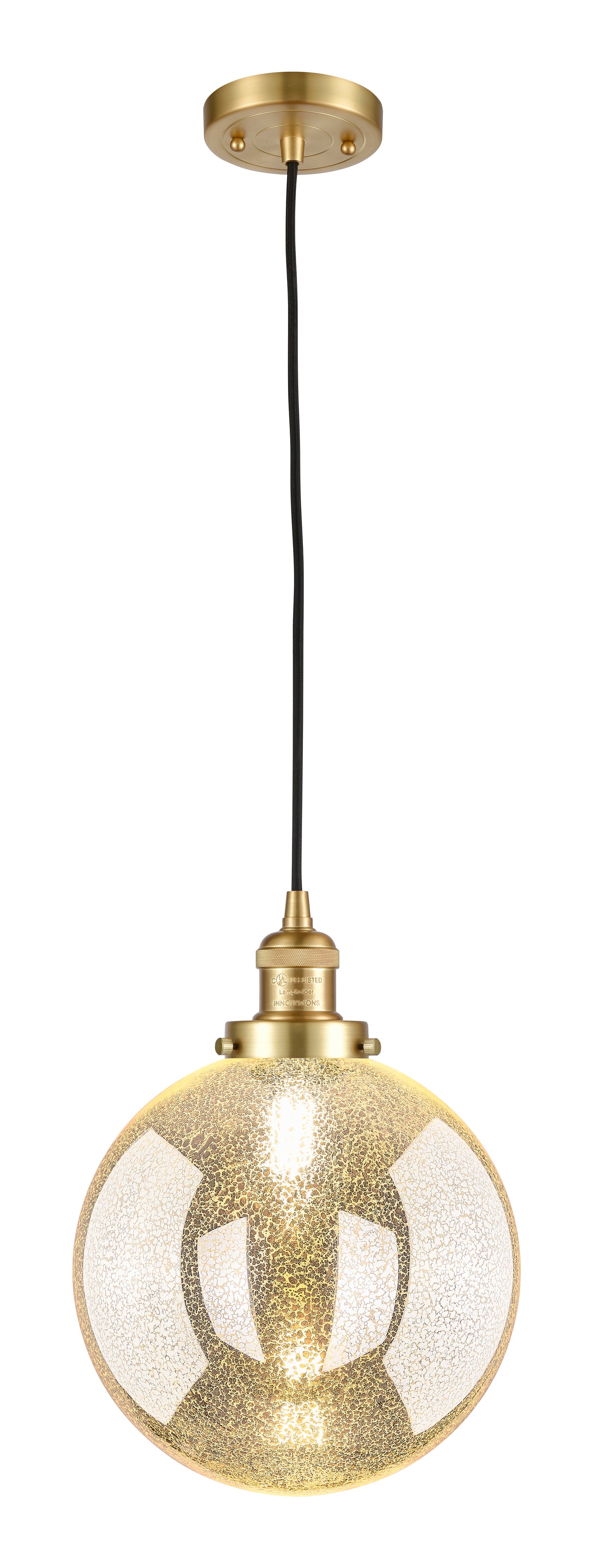 Franklin Restoration Mini Pendant Brass Steel
