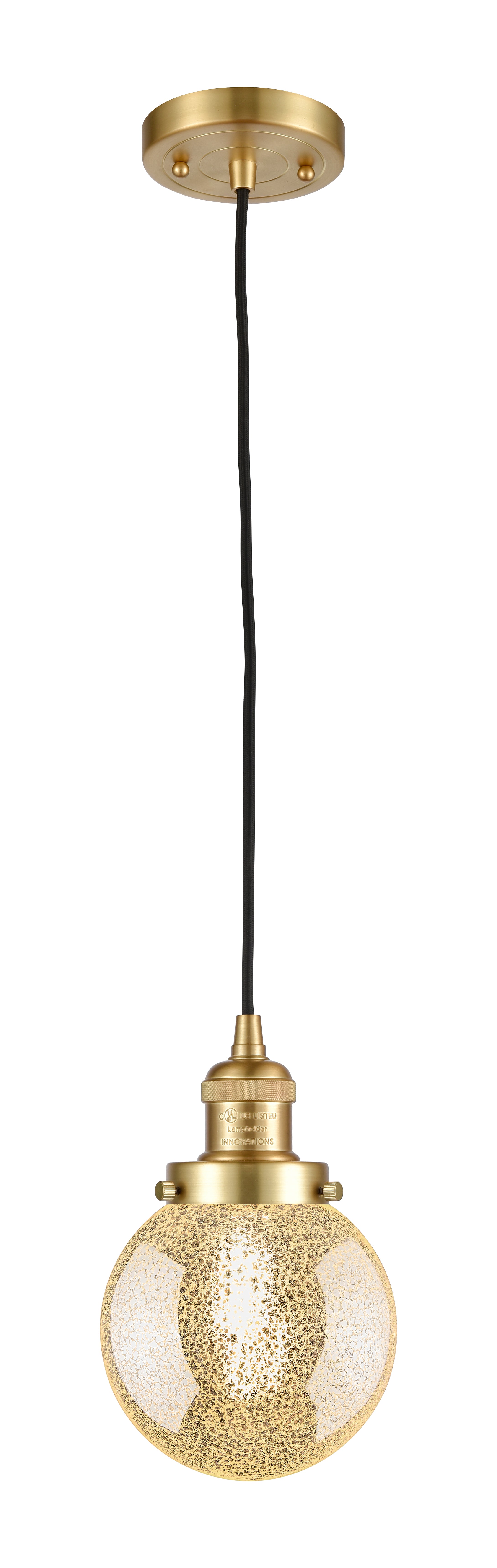 Franklin Restoration Mini Pendant Antique Brass