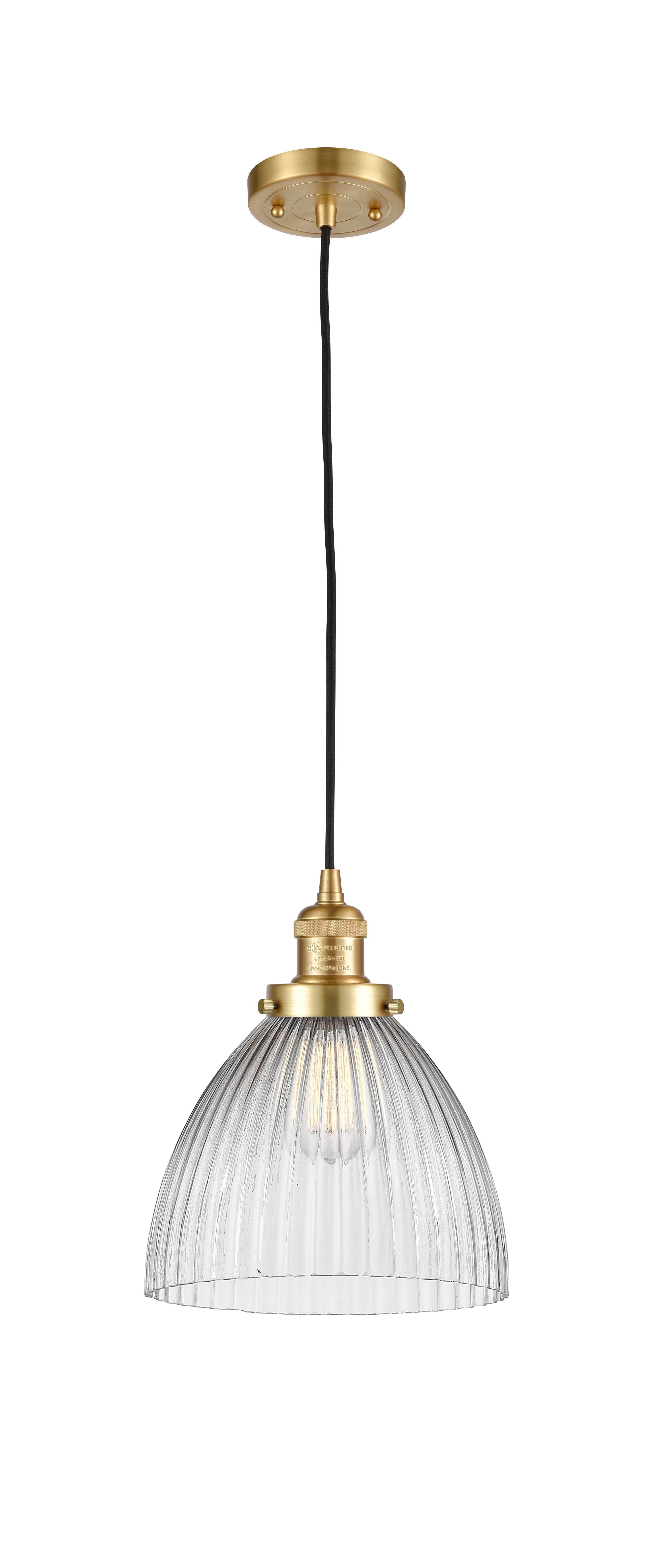 Franklin Restoration Mini Pendant Brass Finish