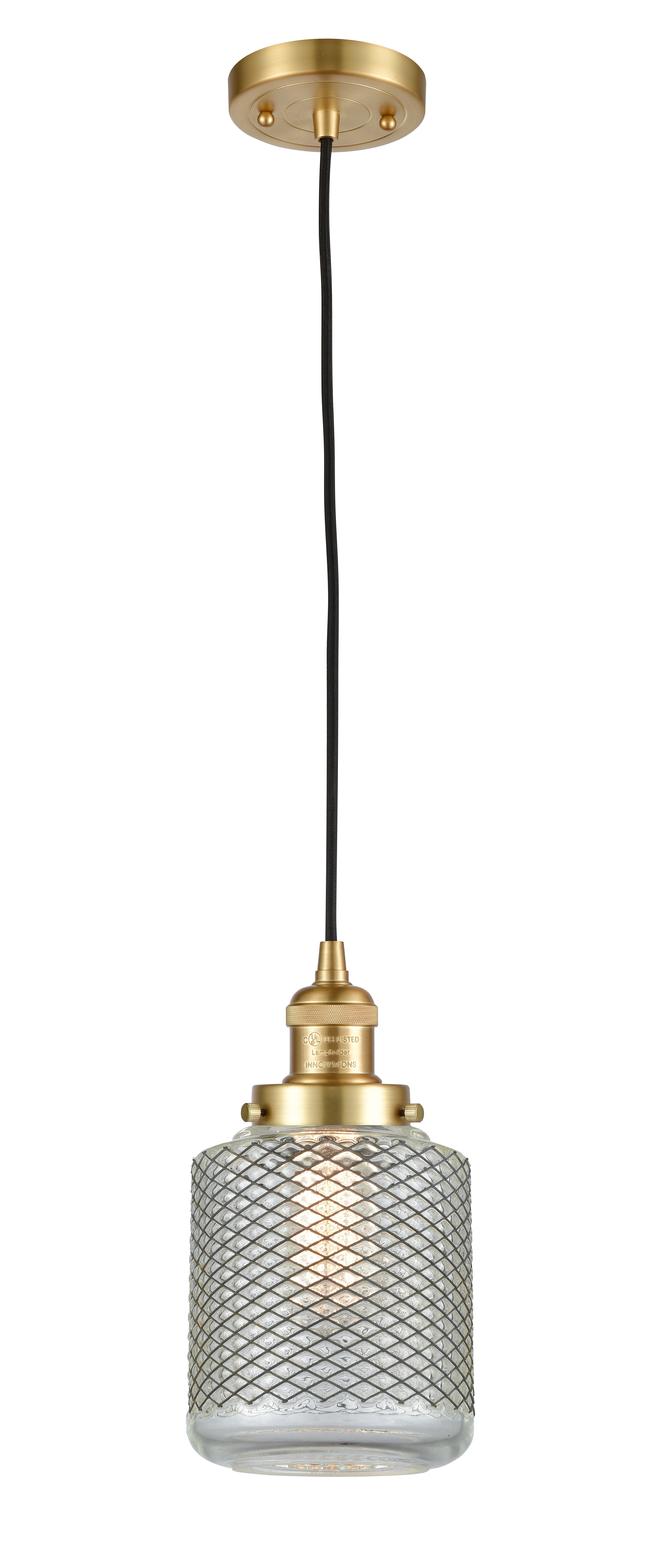 Franklin Restoration Mini Pendant Antique Brass