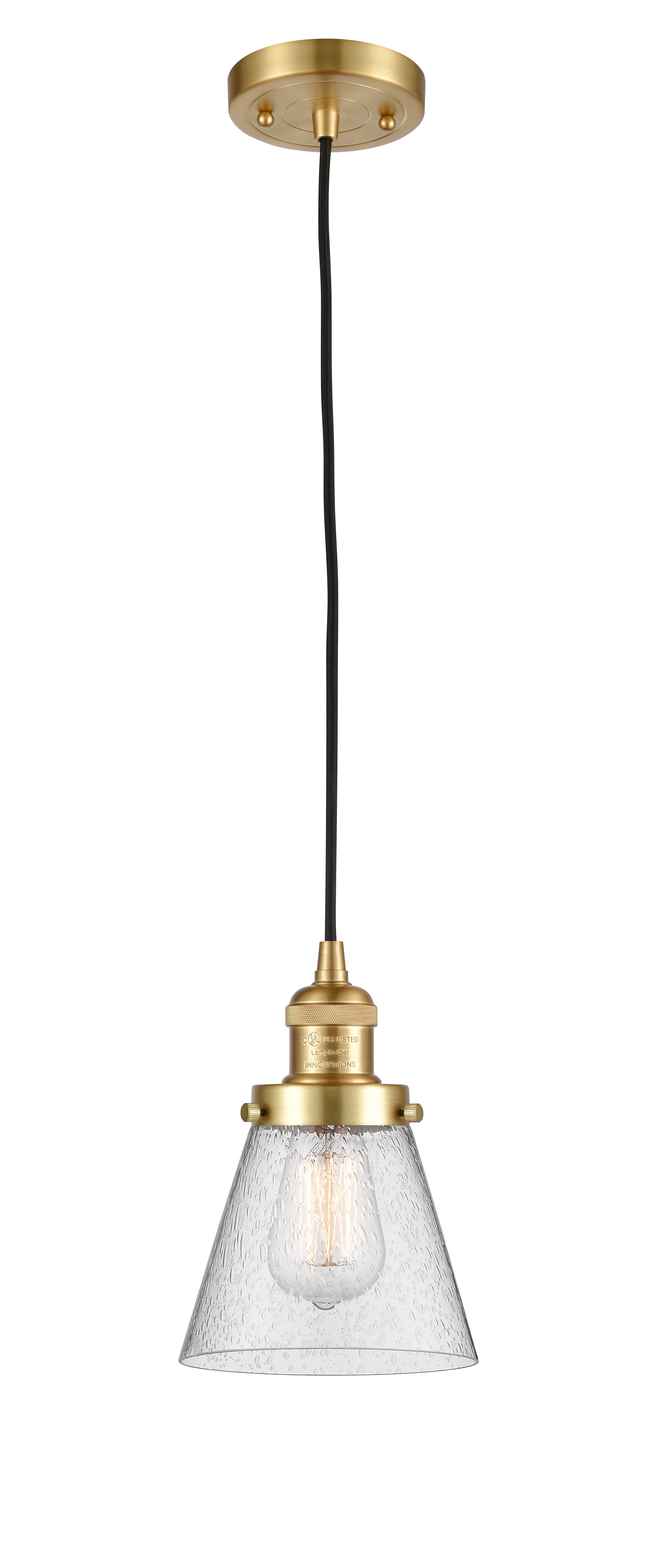 Franklin Restoration Mini Pendant Antique Brass