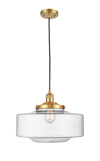 Franklin Restoration Mini Pendant Brass Finish