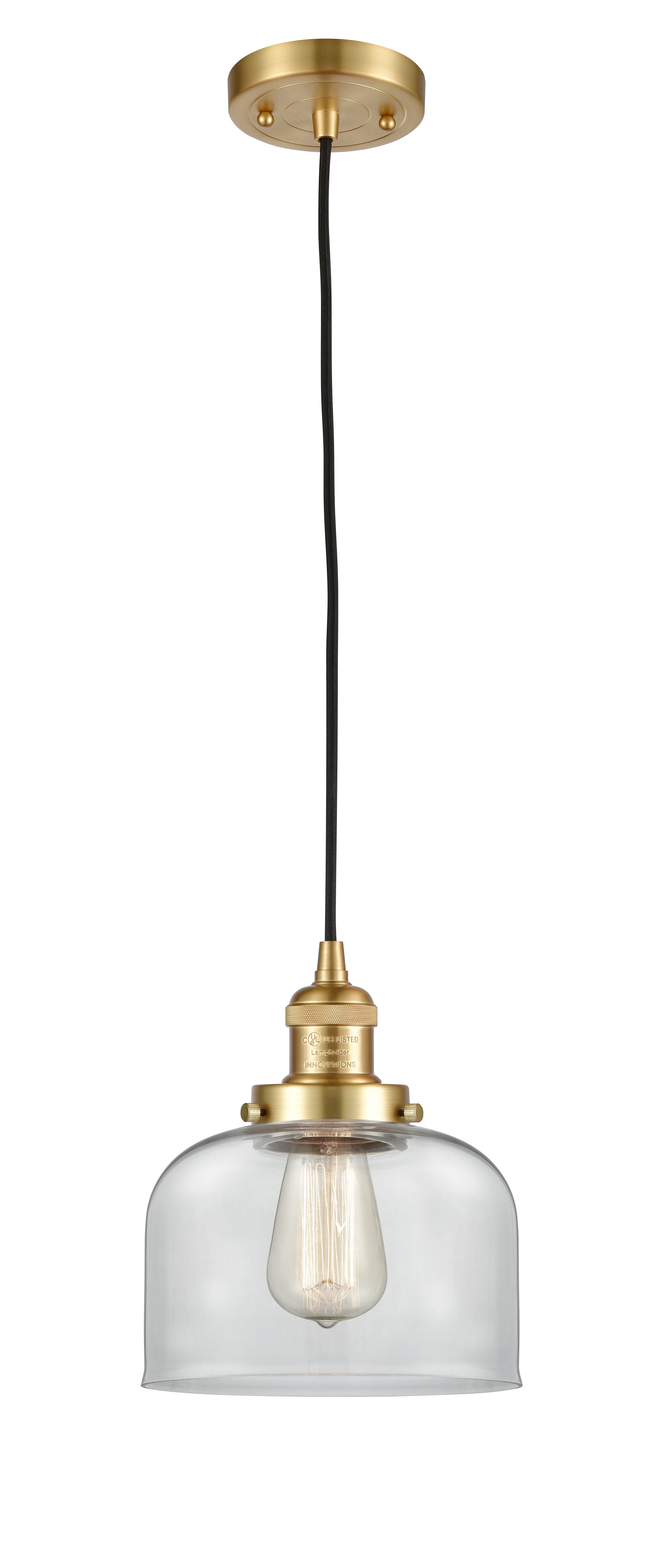 Franklin Restoration Mini Pendant Cast Brass