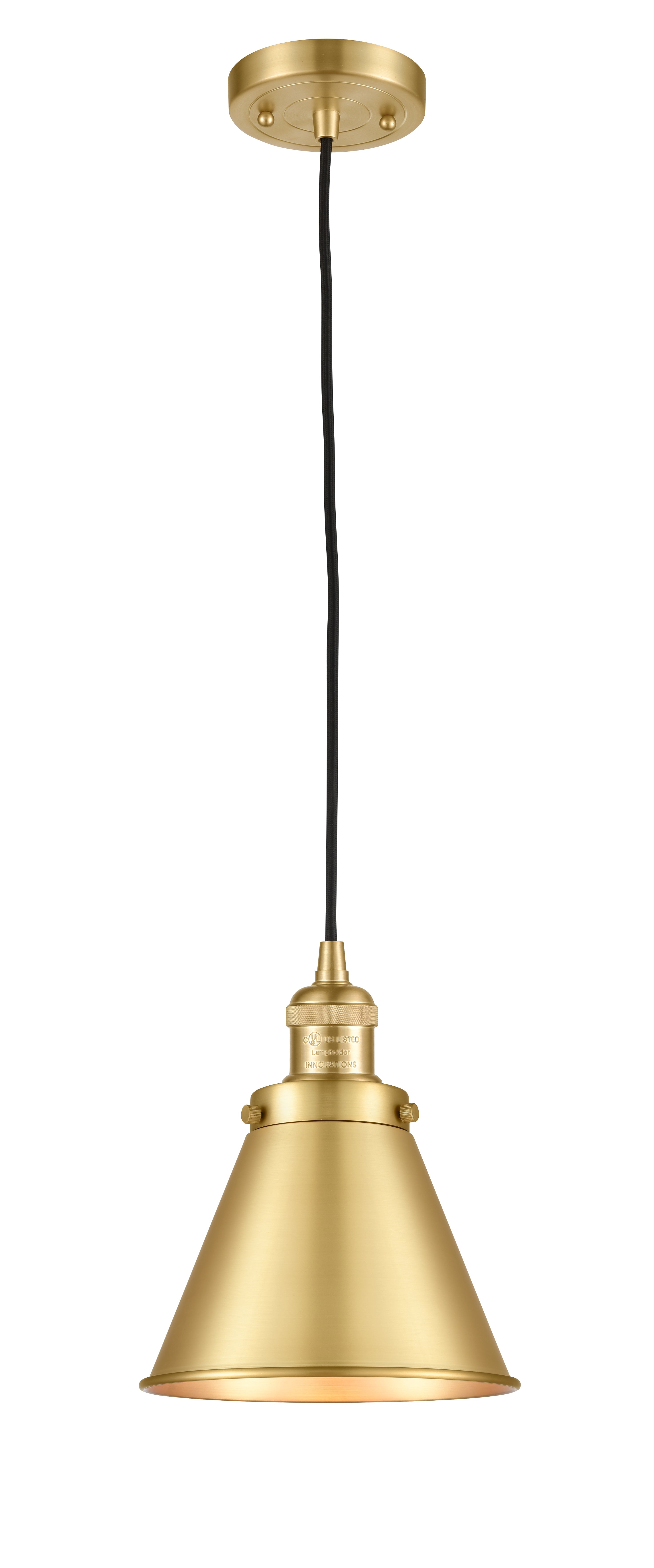Franklin Restoration Mini Pendant 8 Inch