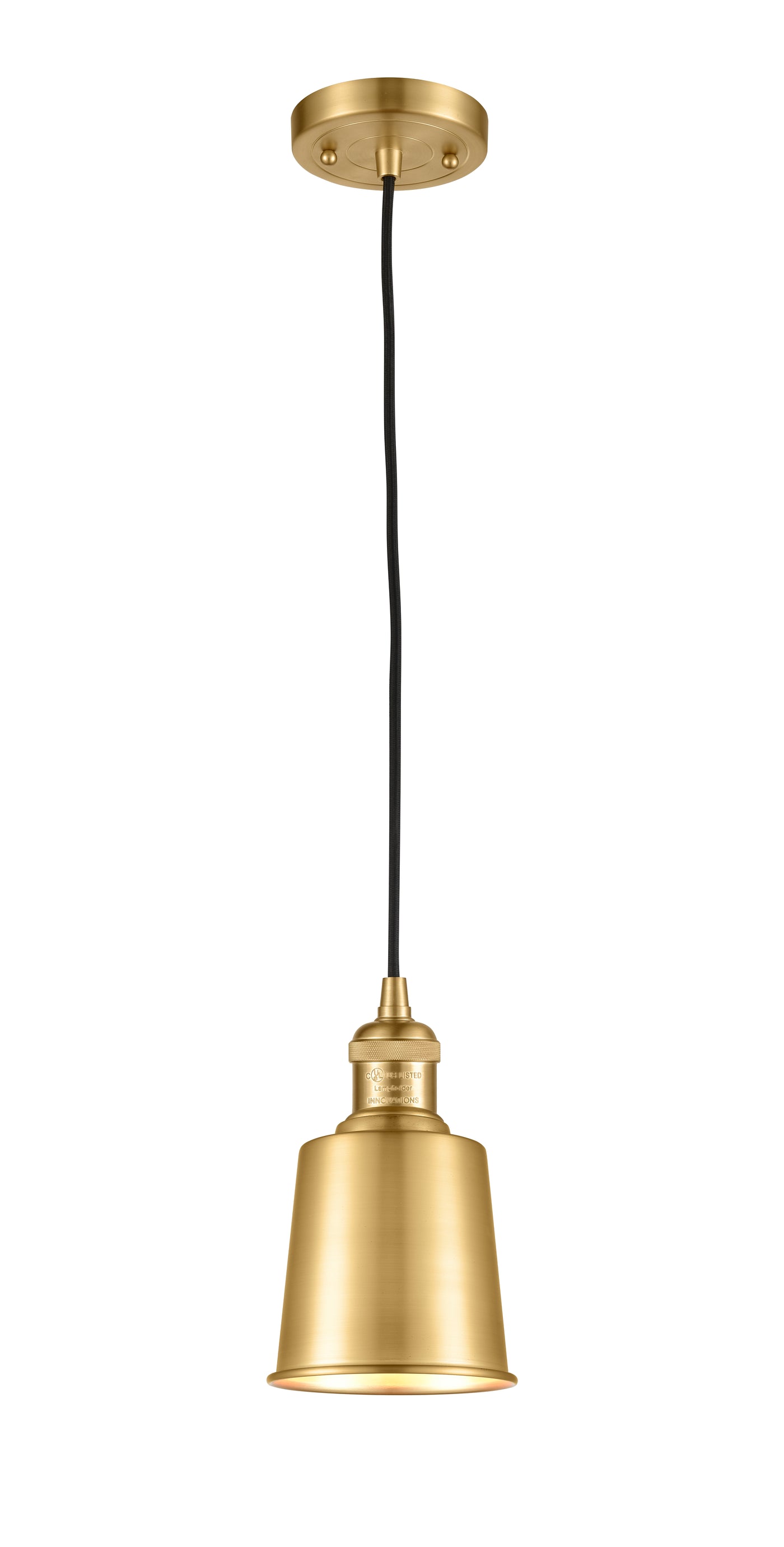 Franklin Restoration Antique Brass Pendant