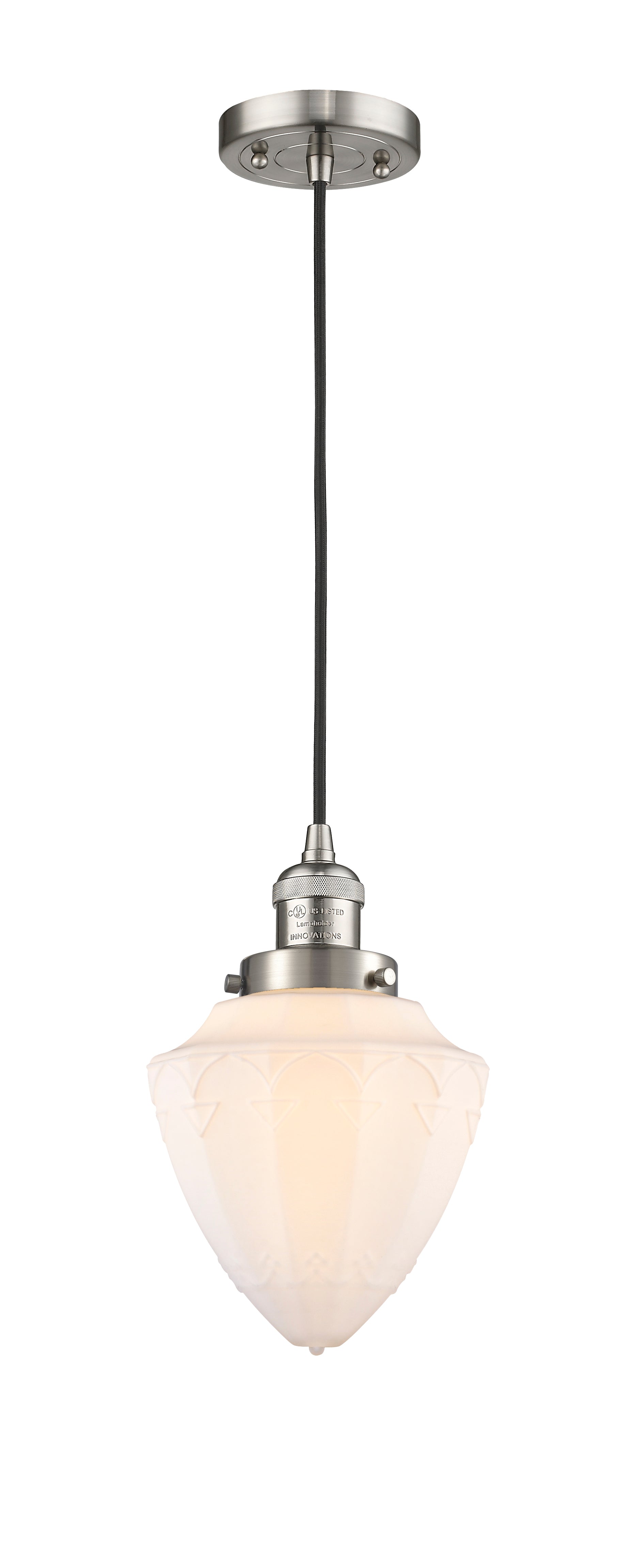 Franklin Restoration Mini Pendant Brass 7 inch