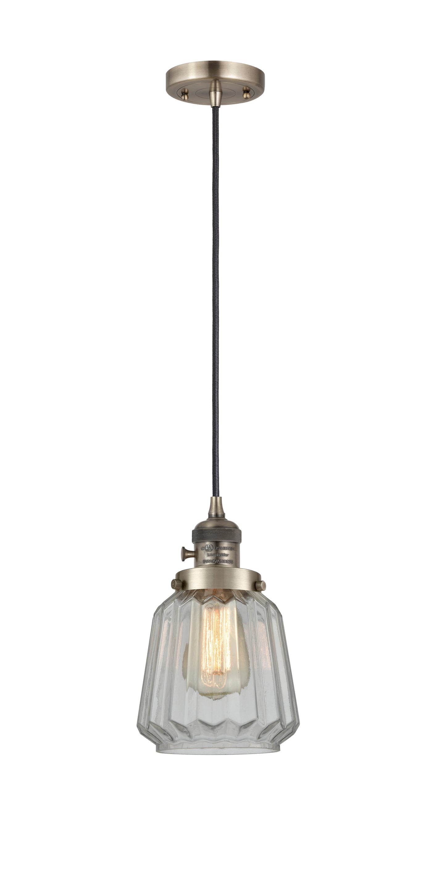 Franklin Restoration Mini Pendant Antique Brass