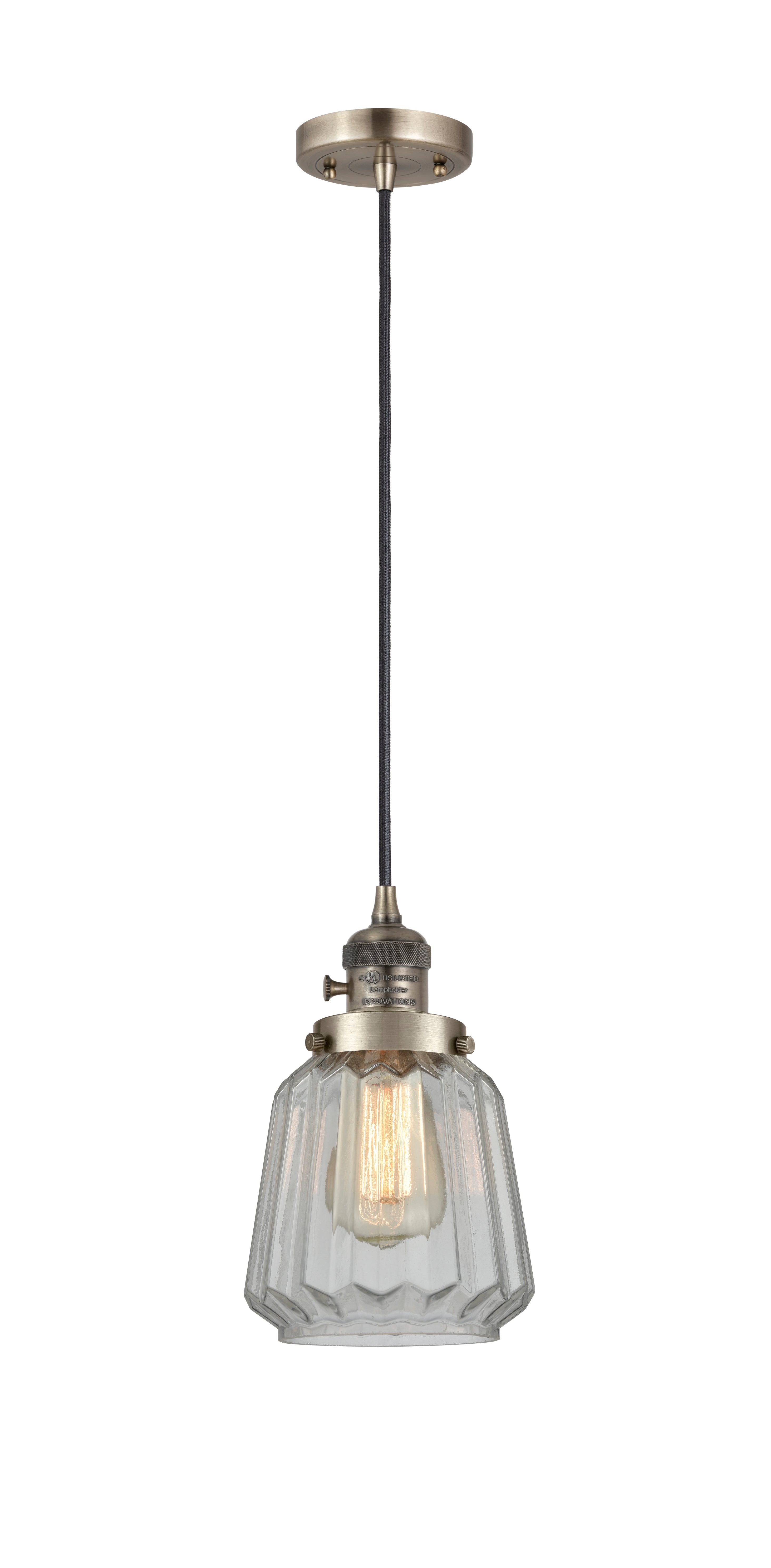 Franklin Restoration Mini Pendant Antique Brass