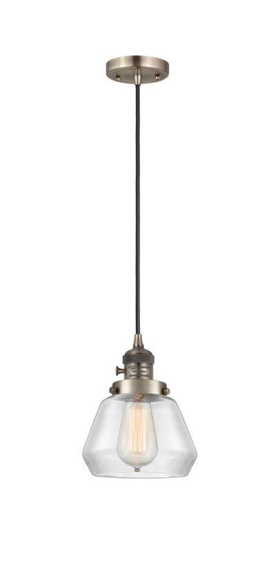 Franklin Restoration Mini Pendant Antique Brass