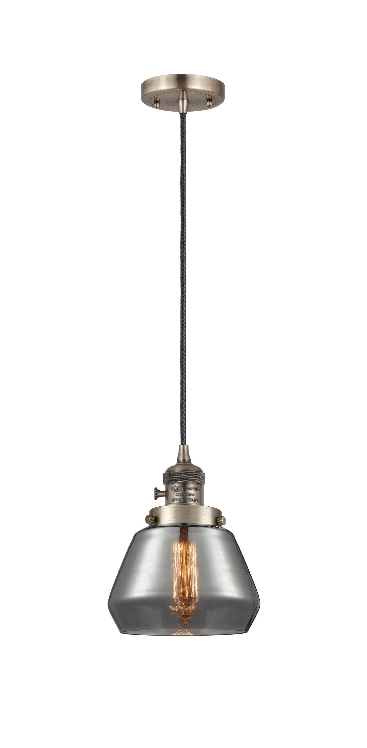 Franklin Restoration Mini Pendant Antique Brass