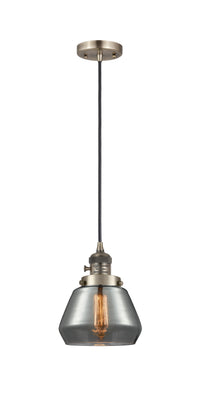 Franklin Restoration Mini Pendant 7 Inch Brass