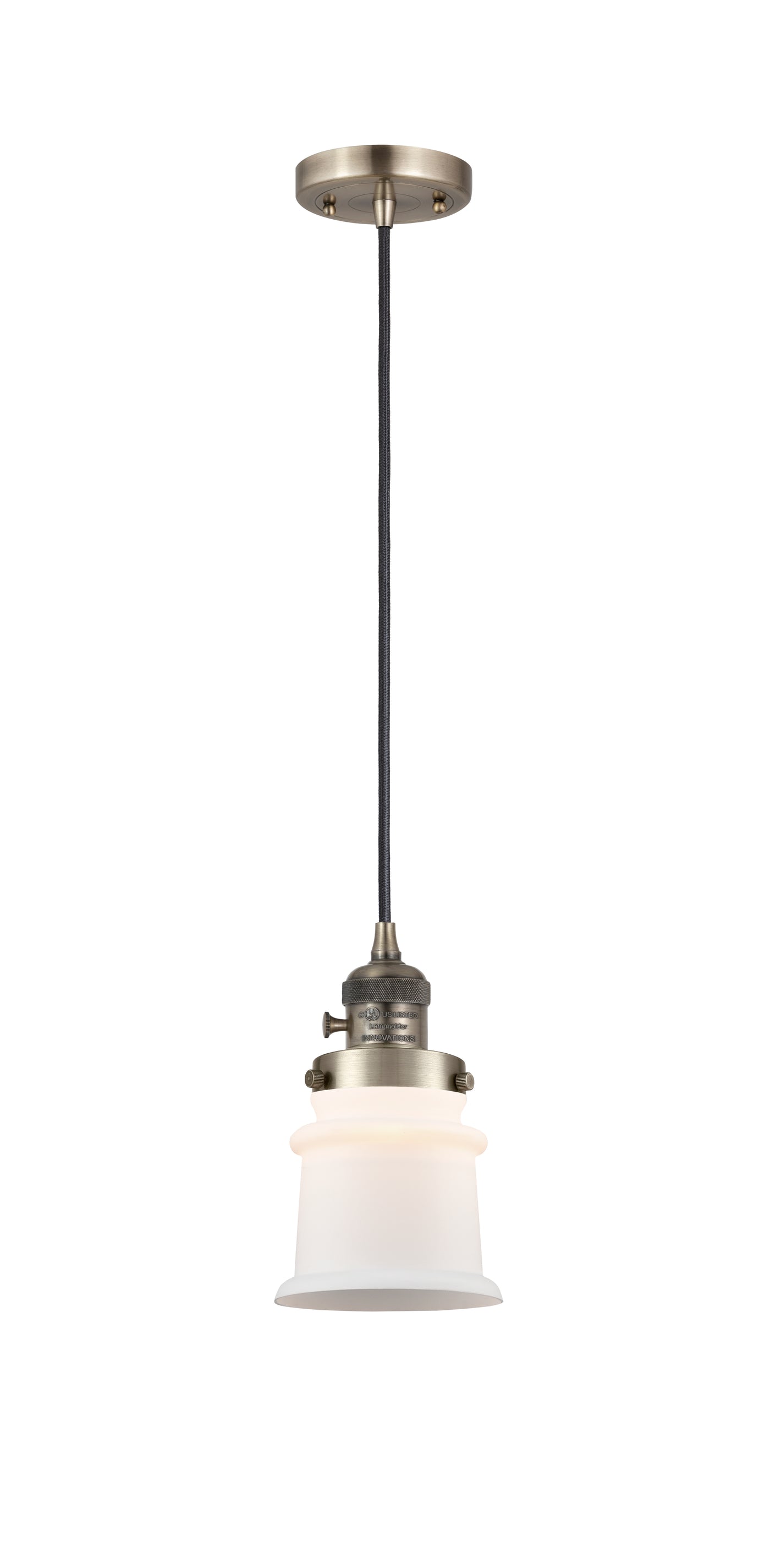 Franklin Restoration Mini Pendant Antique Brass