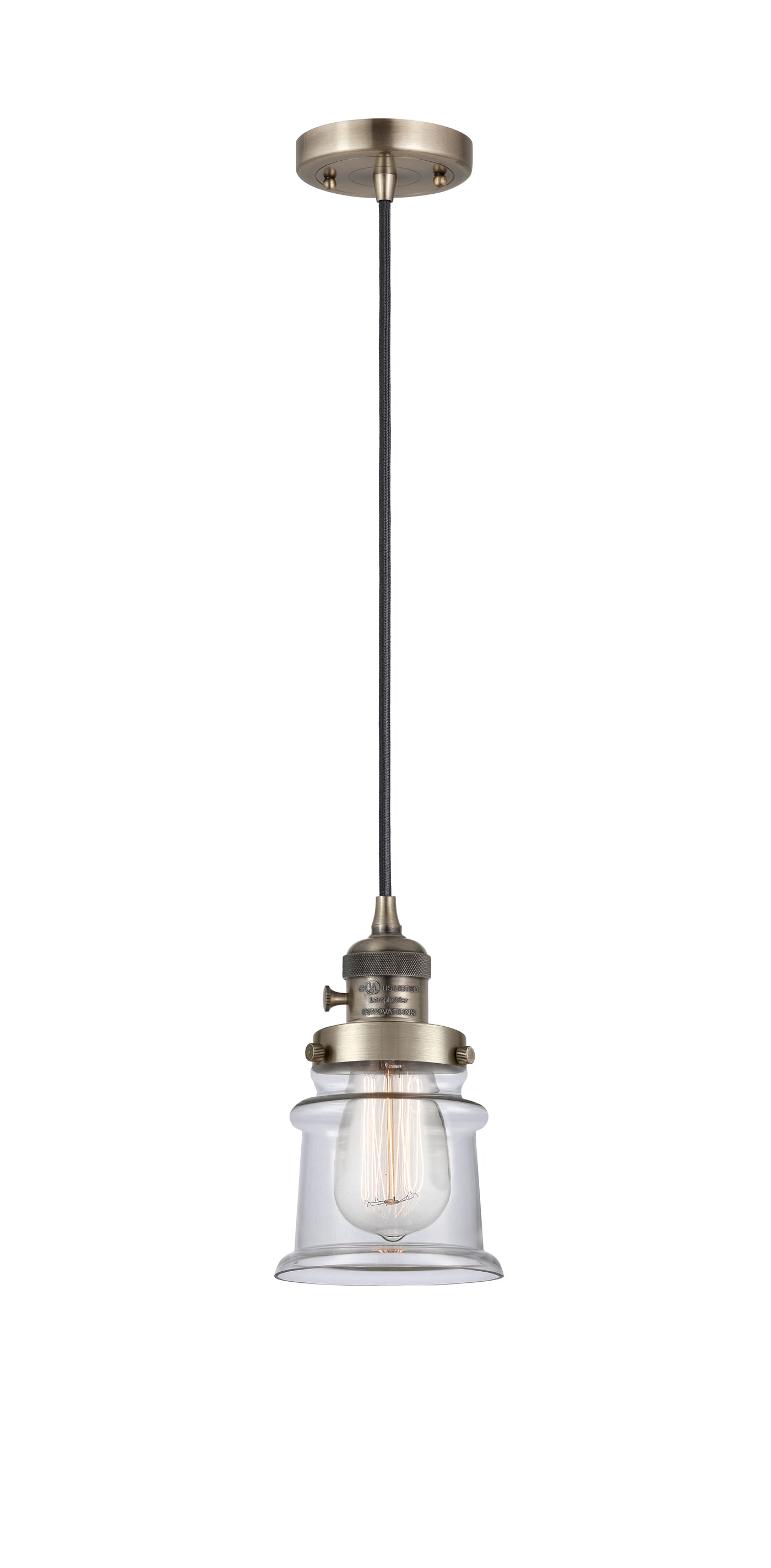 Franklin Restoration Mini Pendant Cast Brass