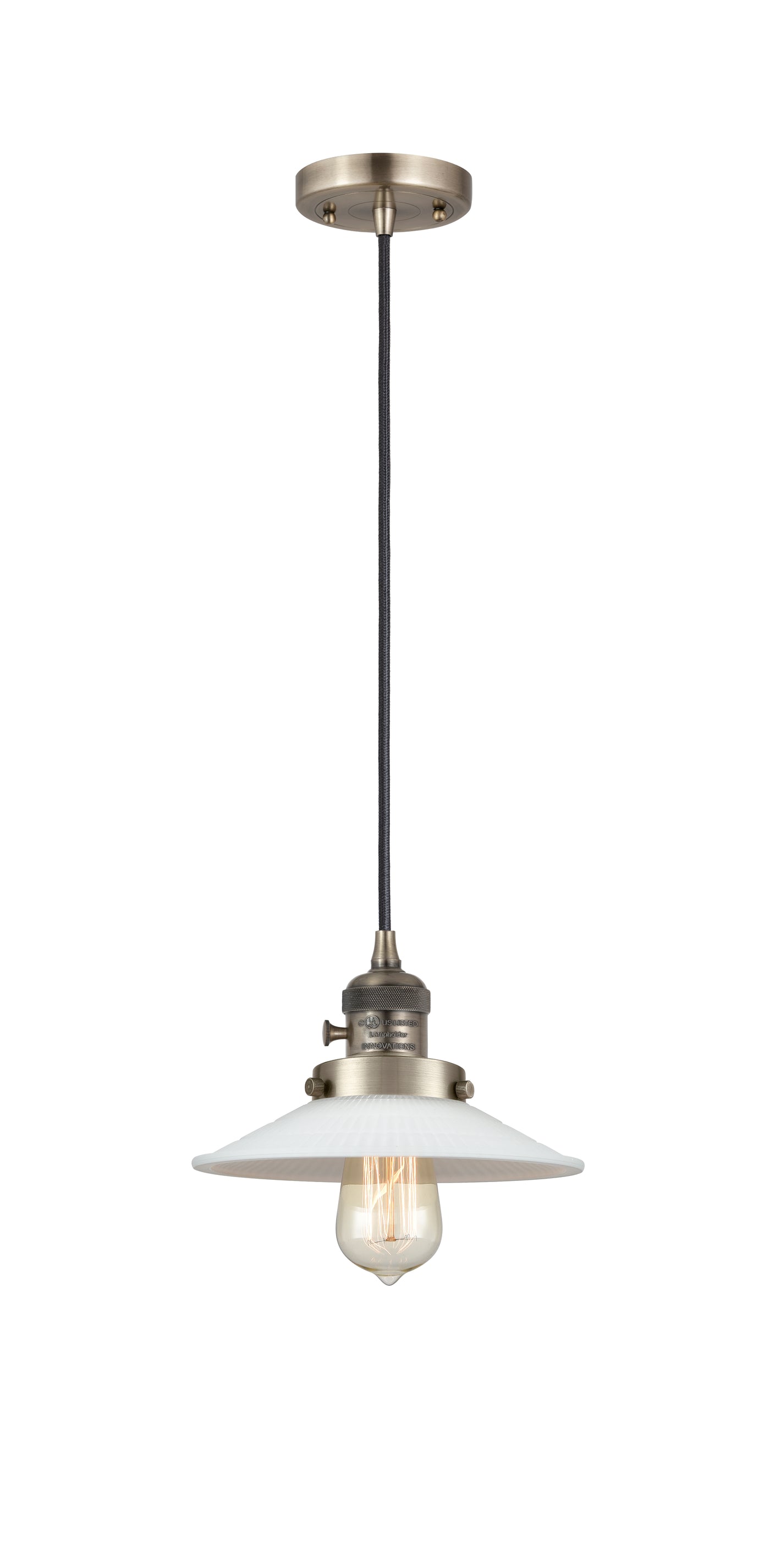 Franklin Restoration Mini Pendant Antique Brass