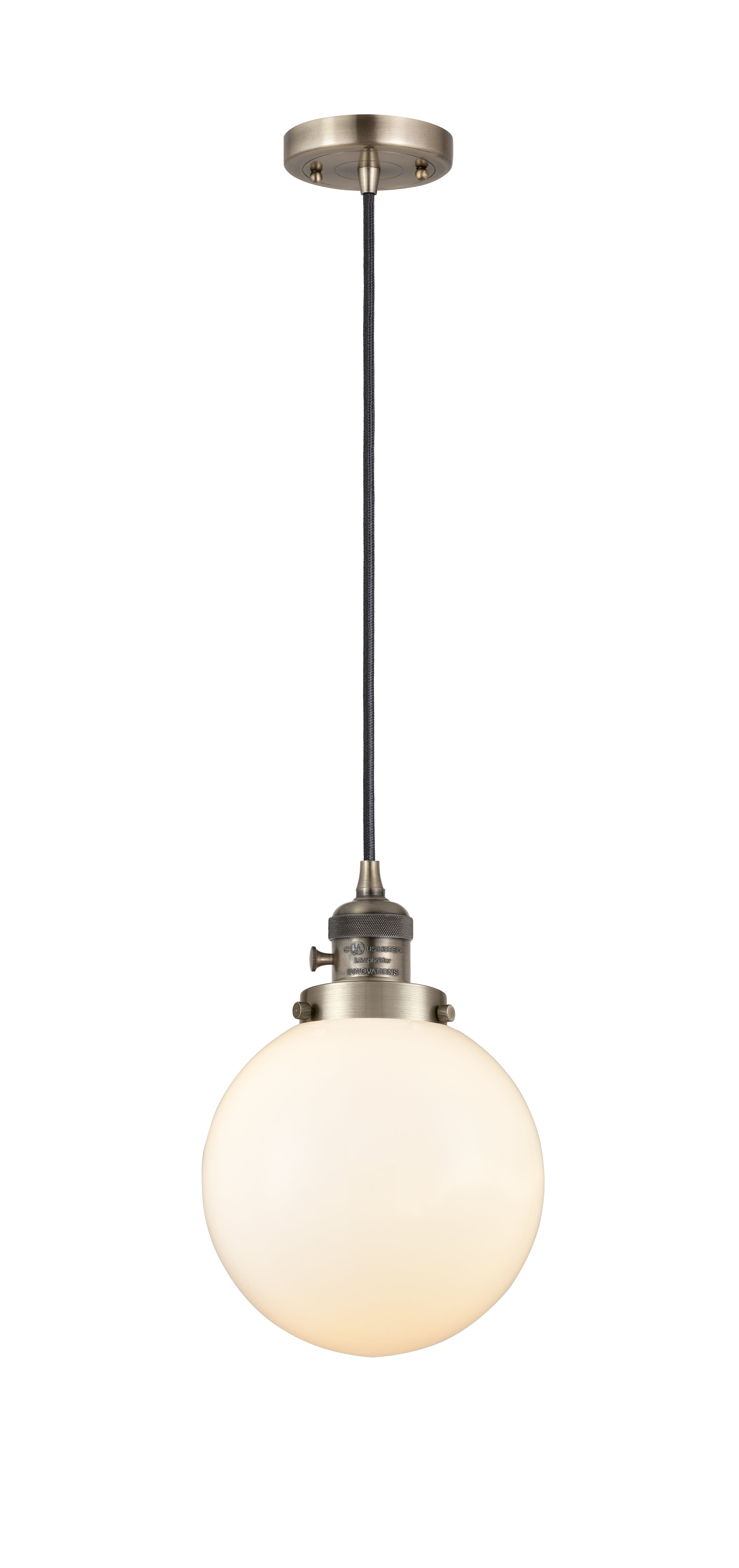 Franklin Restoration Mini Pendant Antique Brass