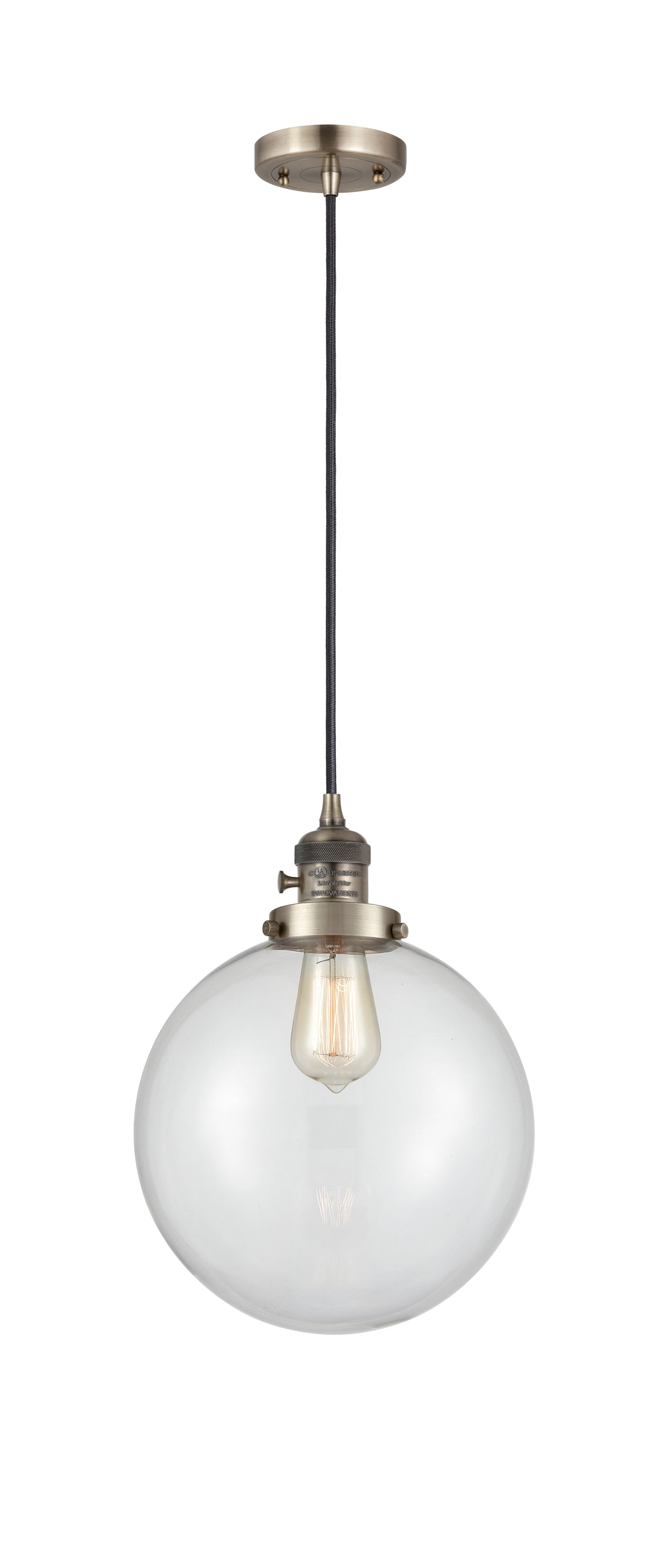 Franklin Restoration Mini Pendant Cast Brass