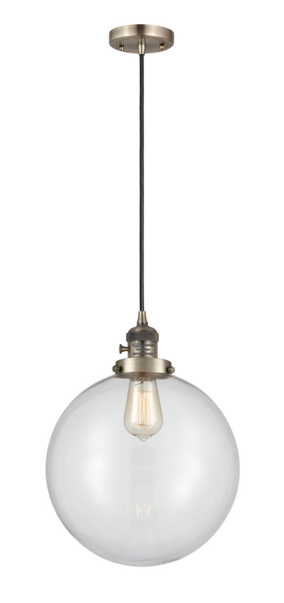 Franklin Restoration Mini Pendant Antique Brass