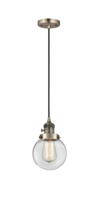Franklin Restoration Mini Pendant Antique Brass