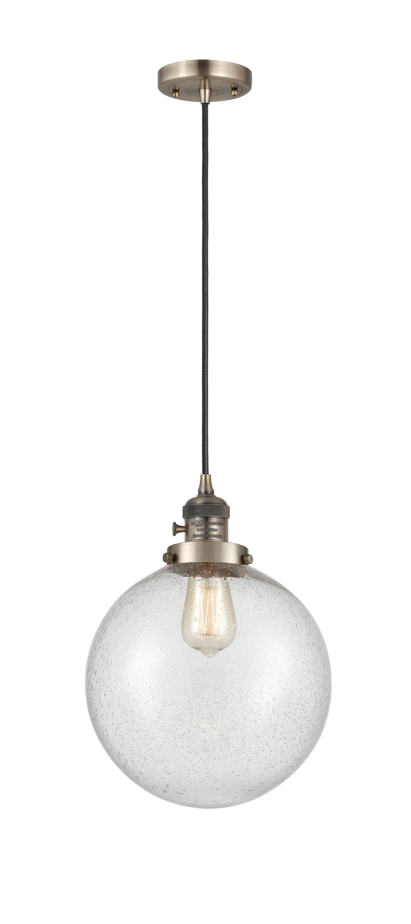 Franklin Restoration Mini Pendant Antique Brass
