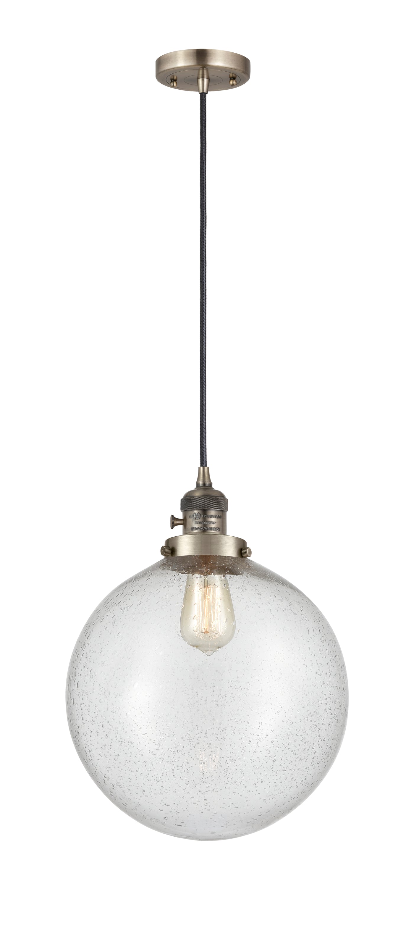Franklin Restoration Mini Pendant Antique Brass