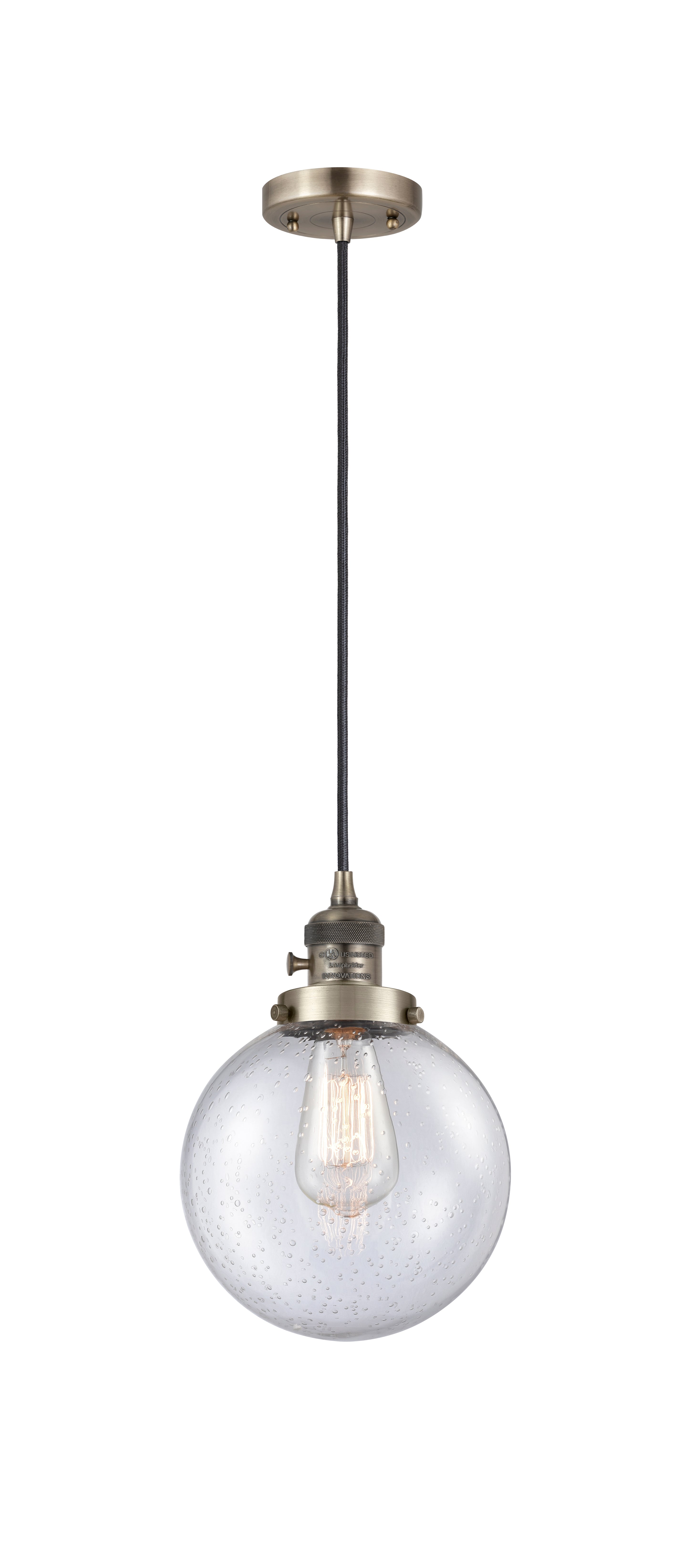 Franklin Restoration Mini Pendant Antique Brass