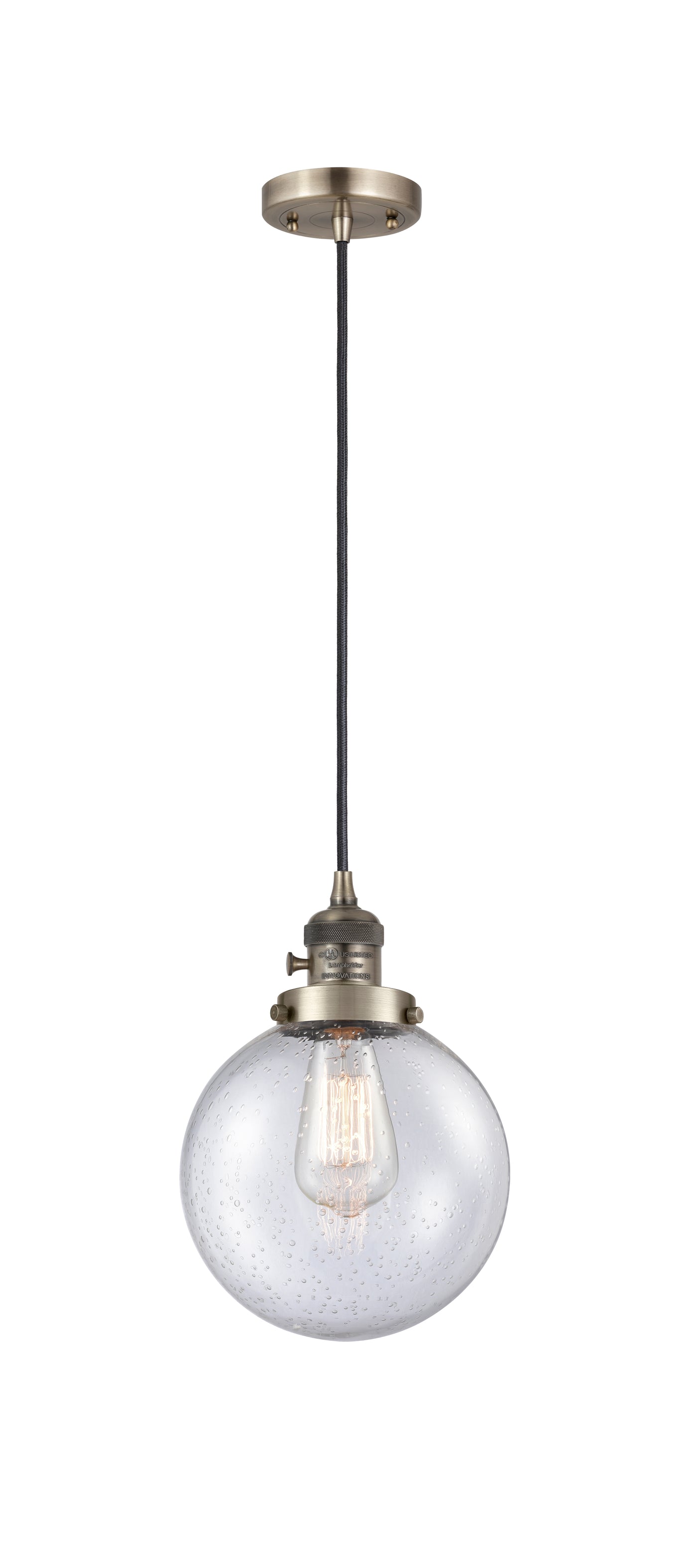 Franklin Restoration Mini Pendant Antique Brass