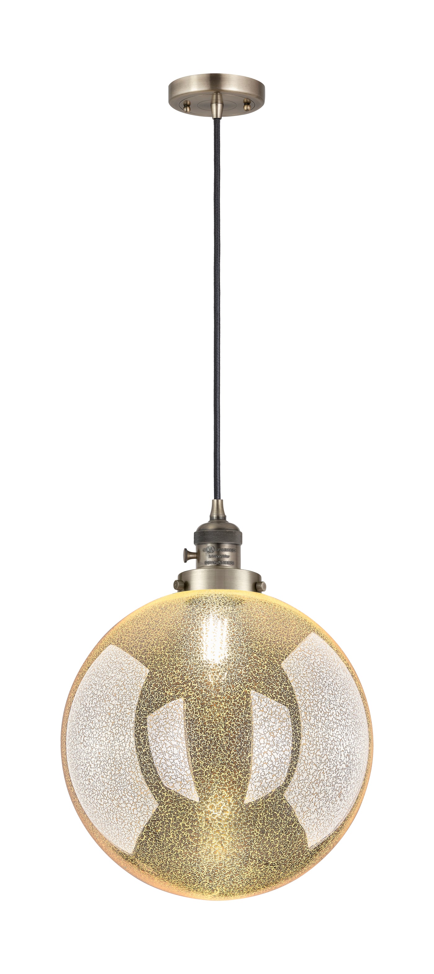 Franklin Restoration Mini Pendant Antique Brass