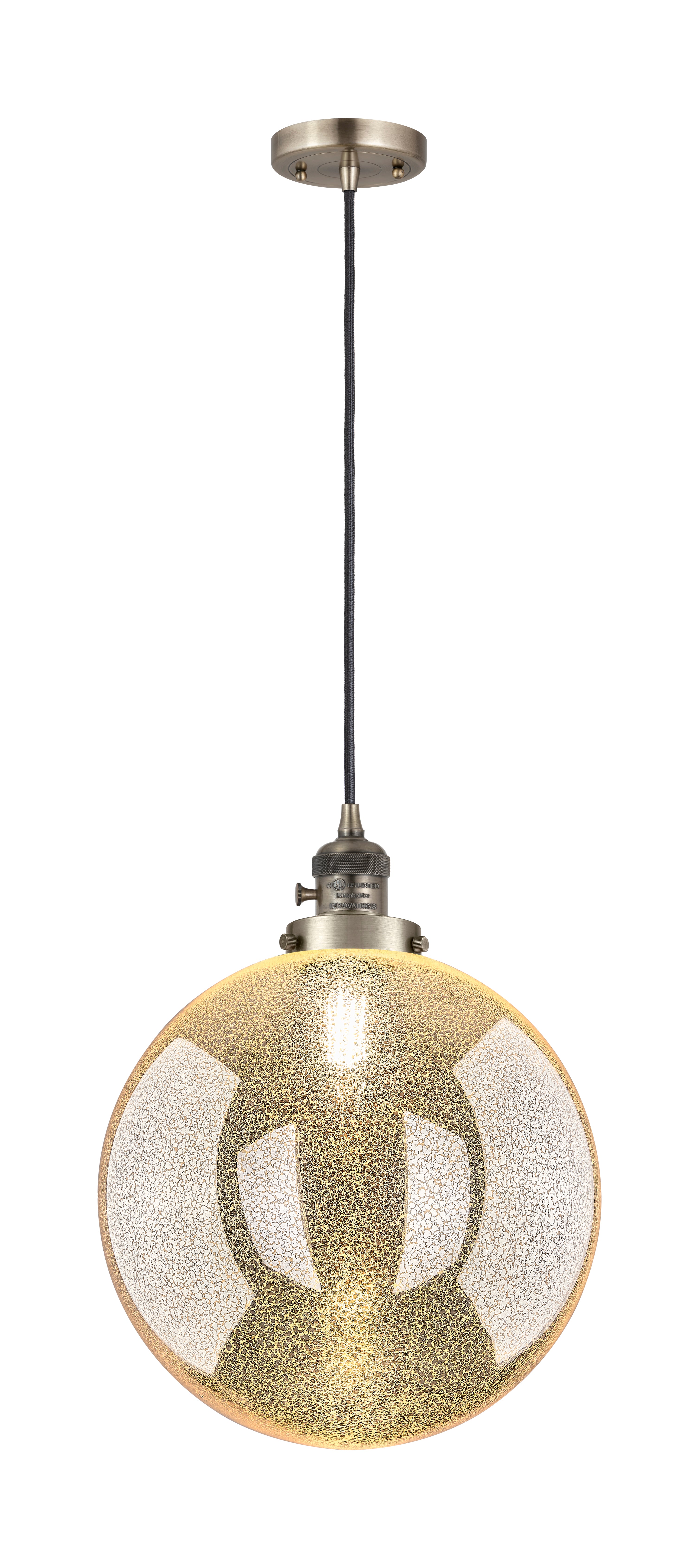 Franklin Restoration Mini Pendant Antique Brass