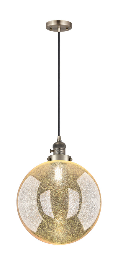 Franklin Restoration Mini Pendant Antique Brass