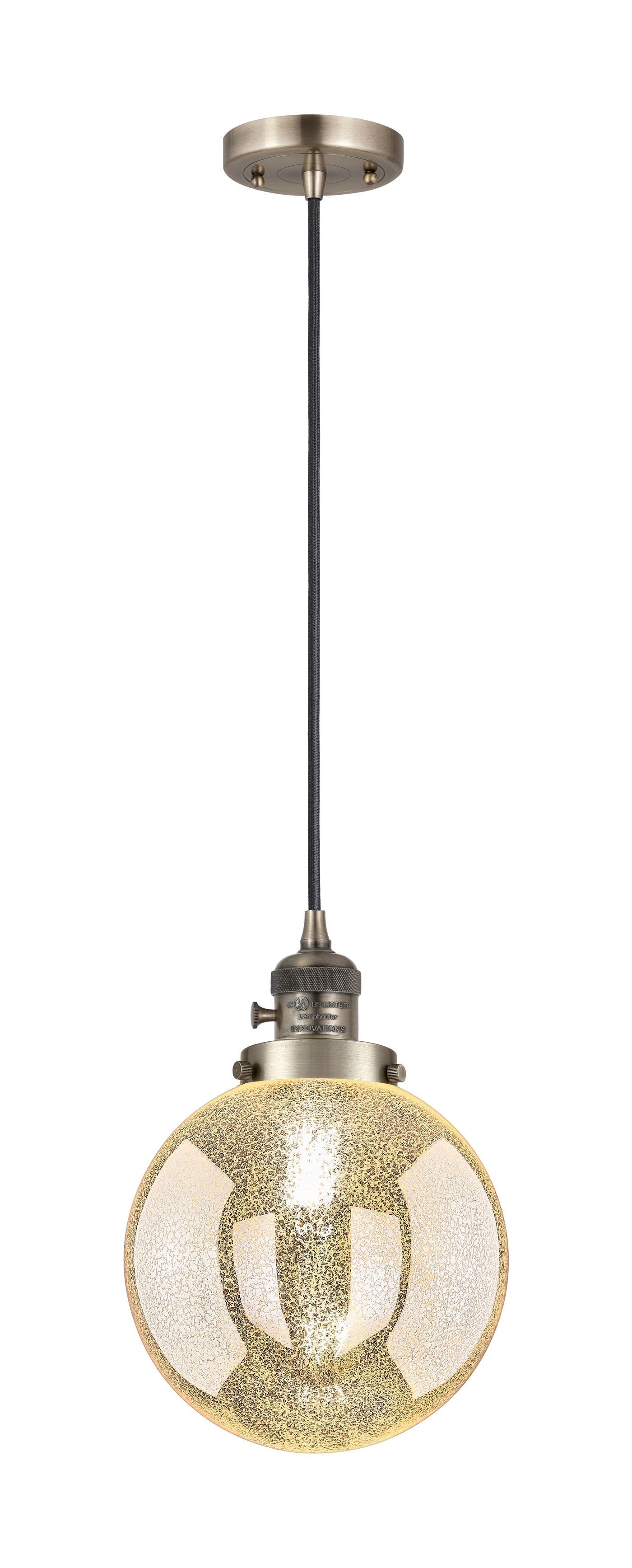 Franklin Restoration Mini Pendant Antique Brass
