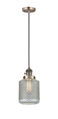 Franklin Restoration Mini Pendant Brass Steel