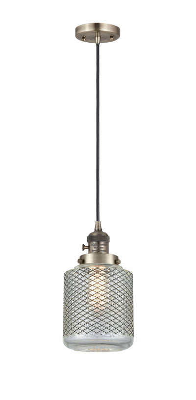 Franklin Restoration Mini Pendant Antique Brass