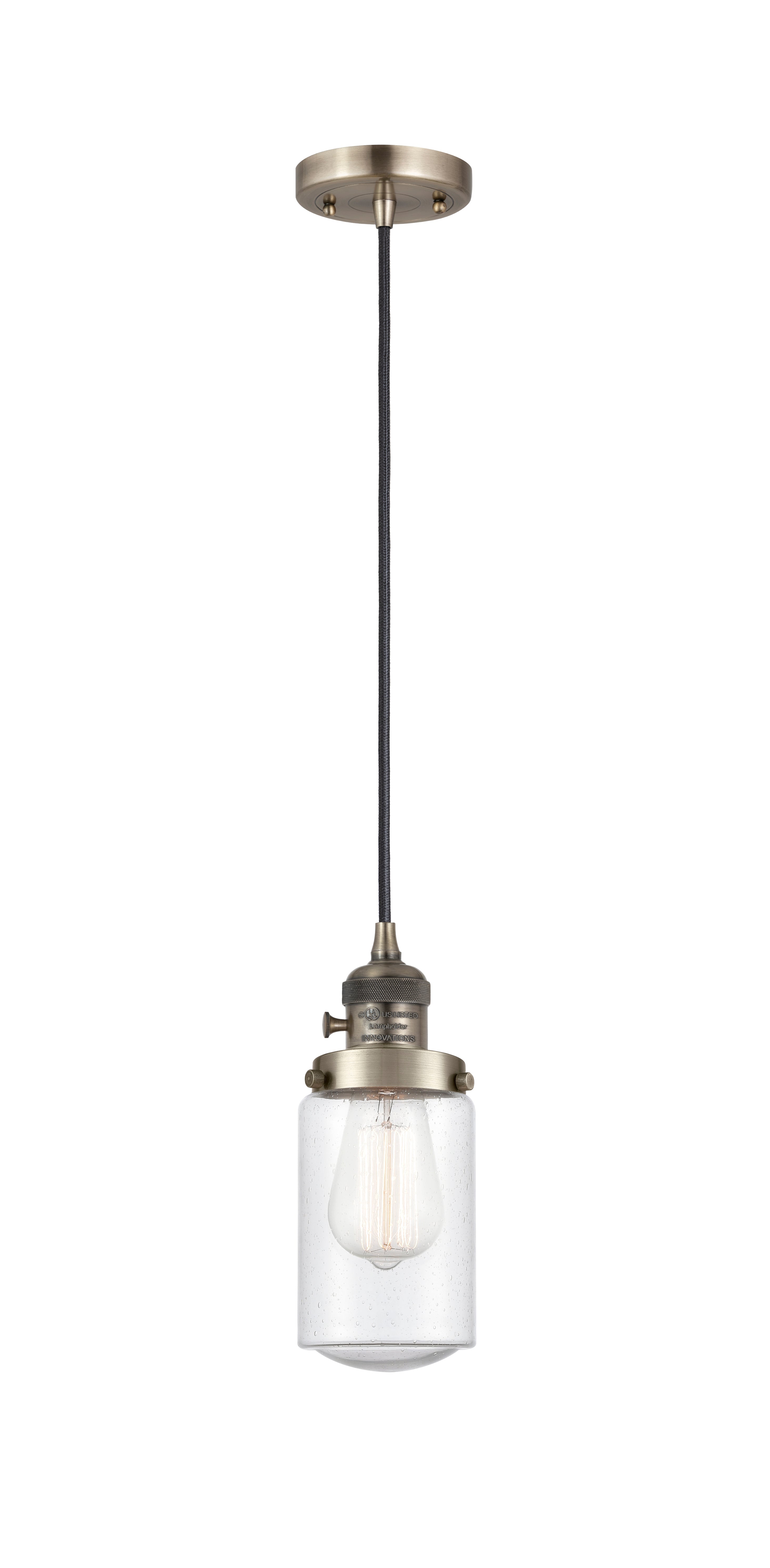 Franklin Restoration Mini Pendant Antique Brass