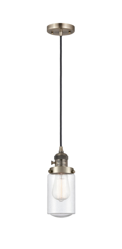 Franklin Restoration Mini Pendant Antique Brass