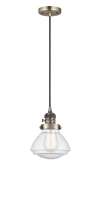 Franklin Restoration Mini Pendant Antique Brass