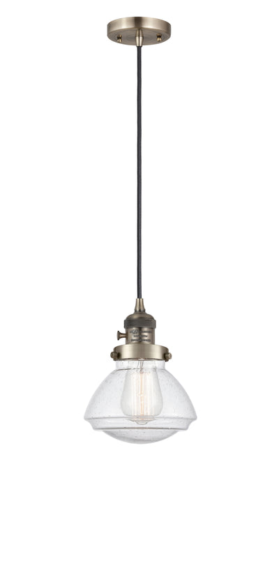 Franklin Restoration Mini Pendant Antique Brass