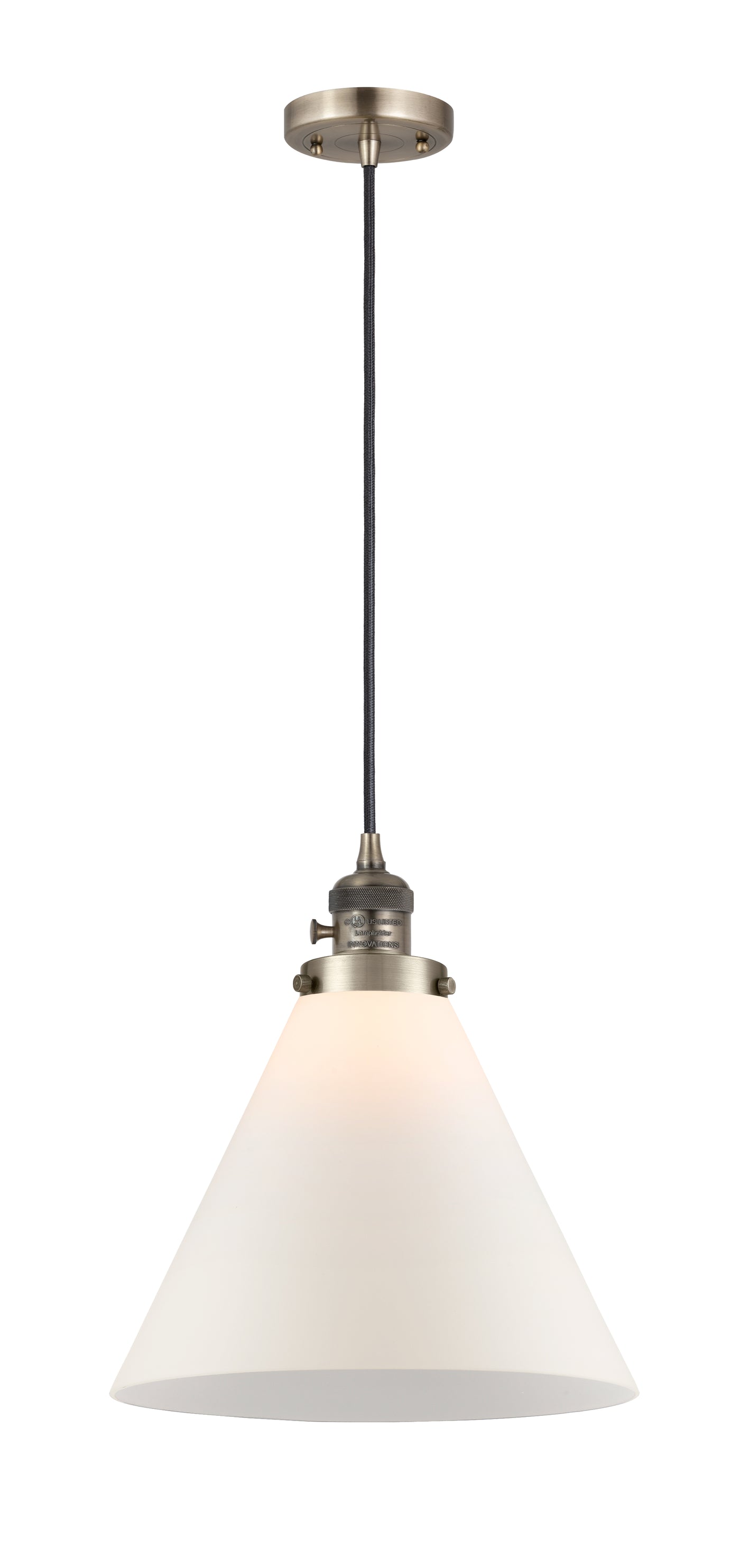 Franklin Restoration Mini Pendant Antique Brass