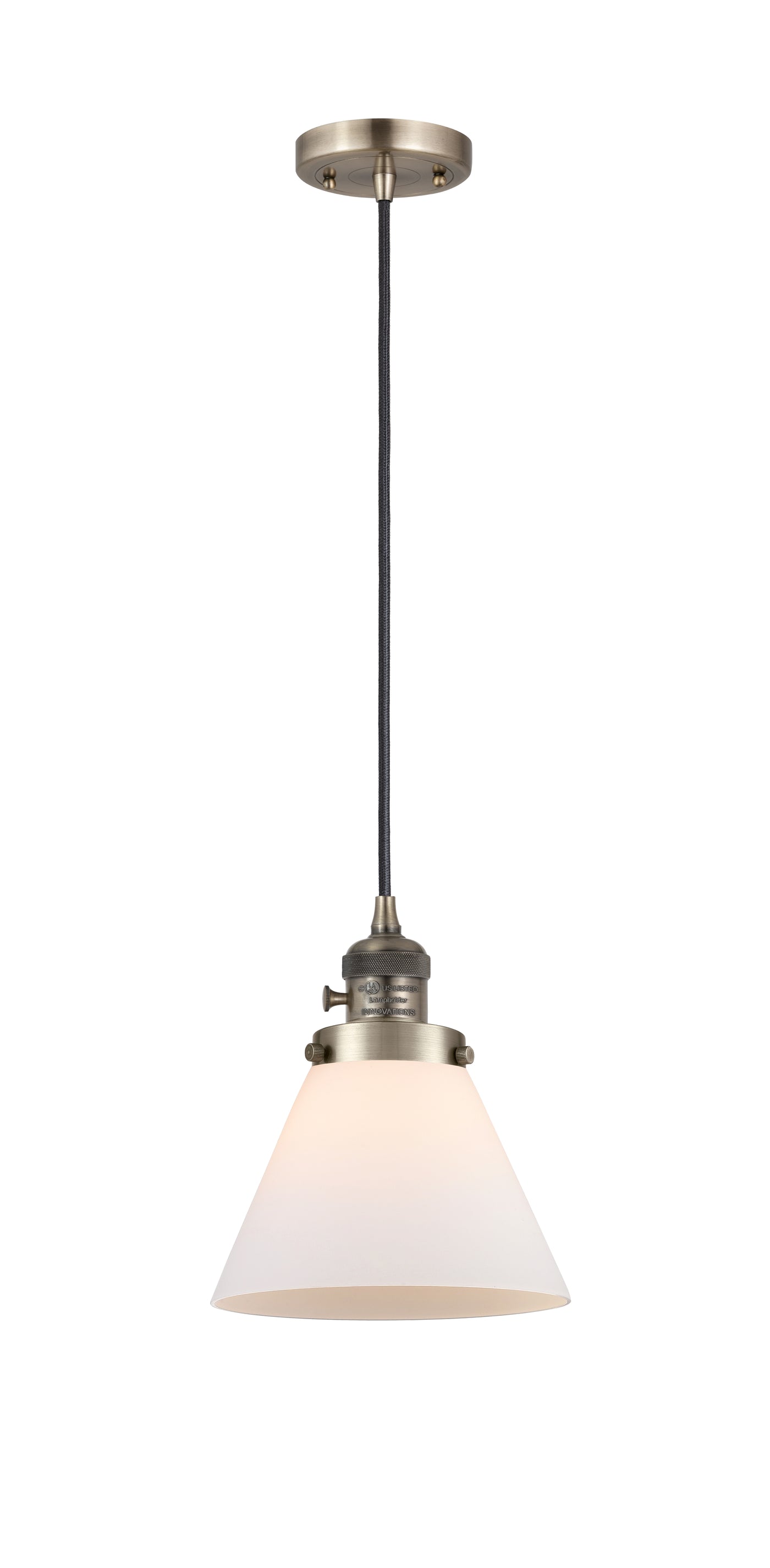 Franklin Restoration Mini Pendant Antique Brass
