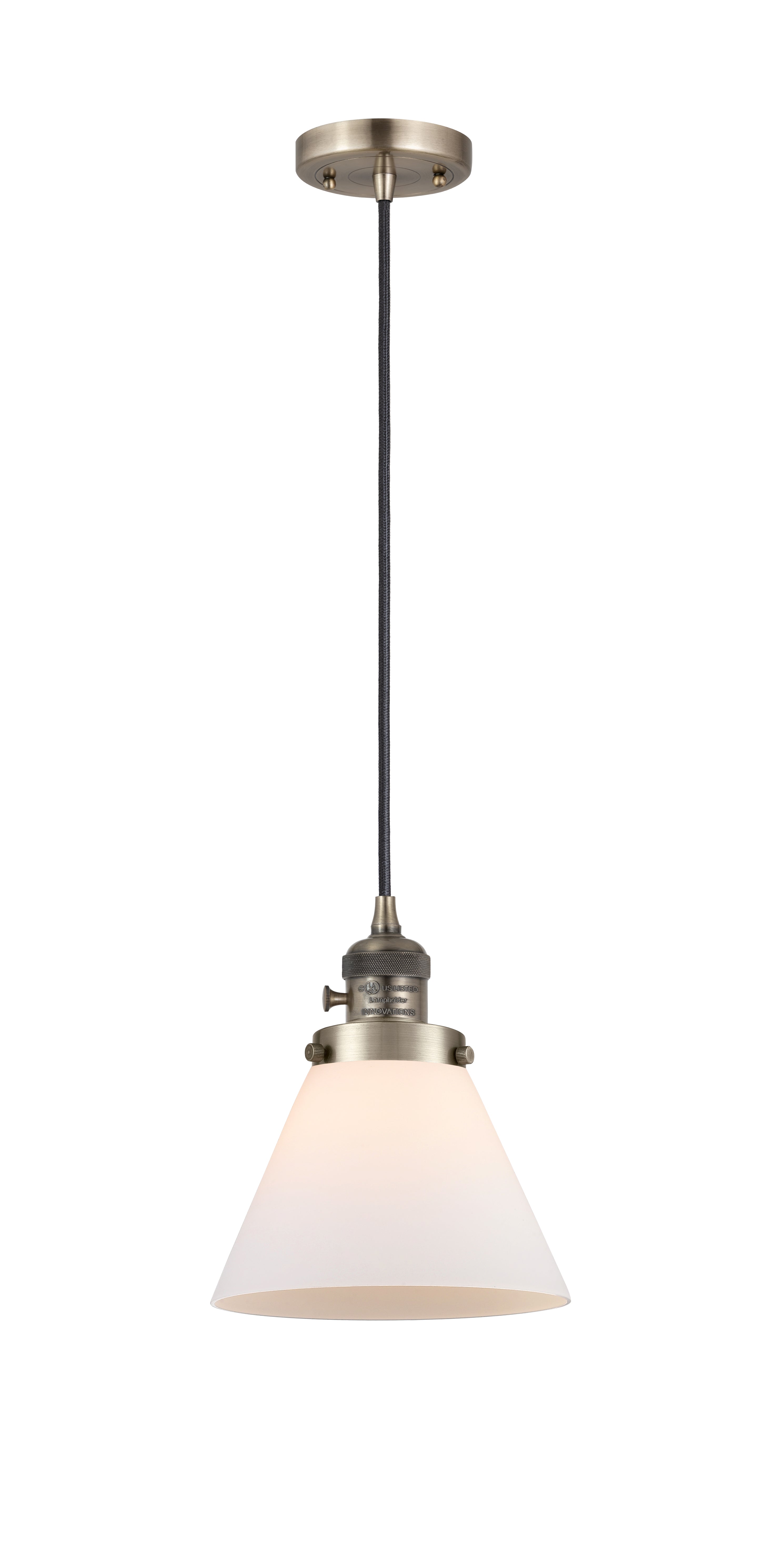 Franklin Restoration Mini Pendant Antique Brass