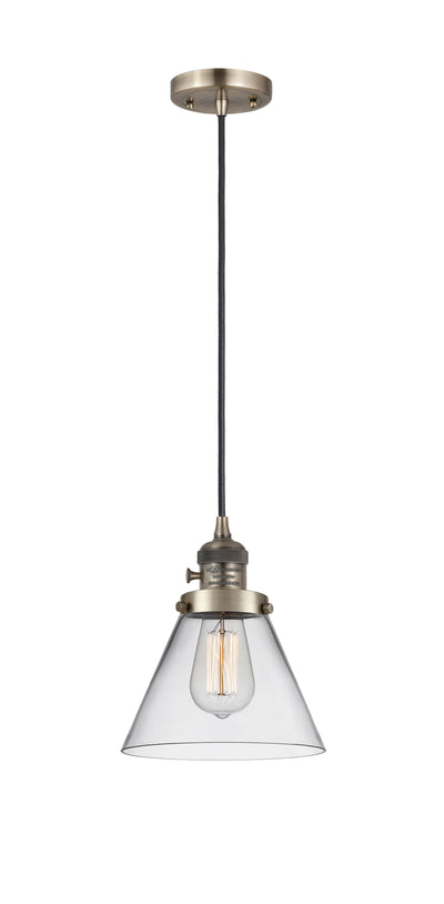 Franklin Restoration Mini Pendant Antique Brass