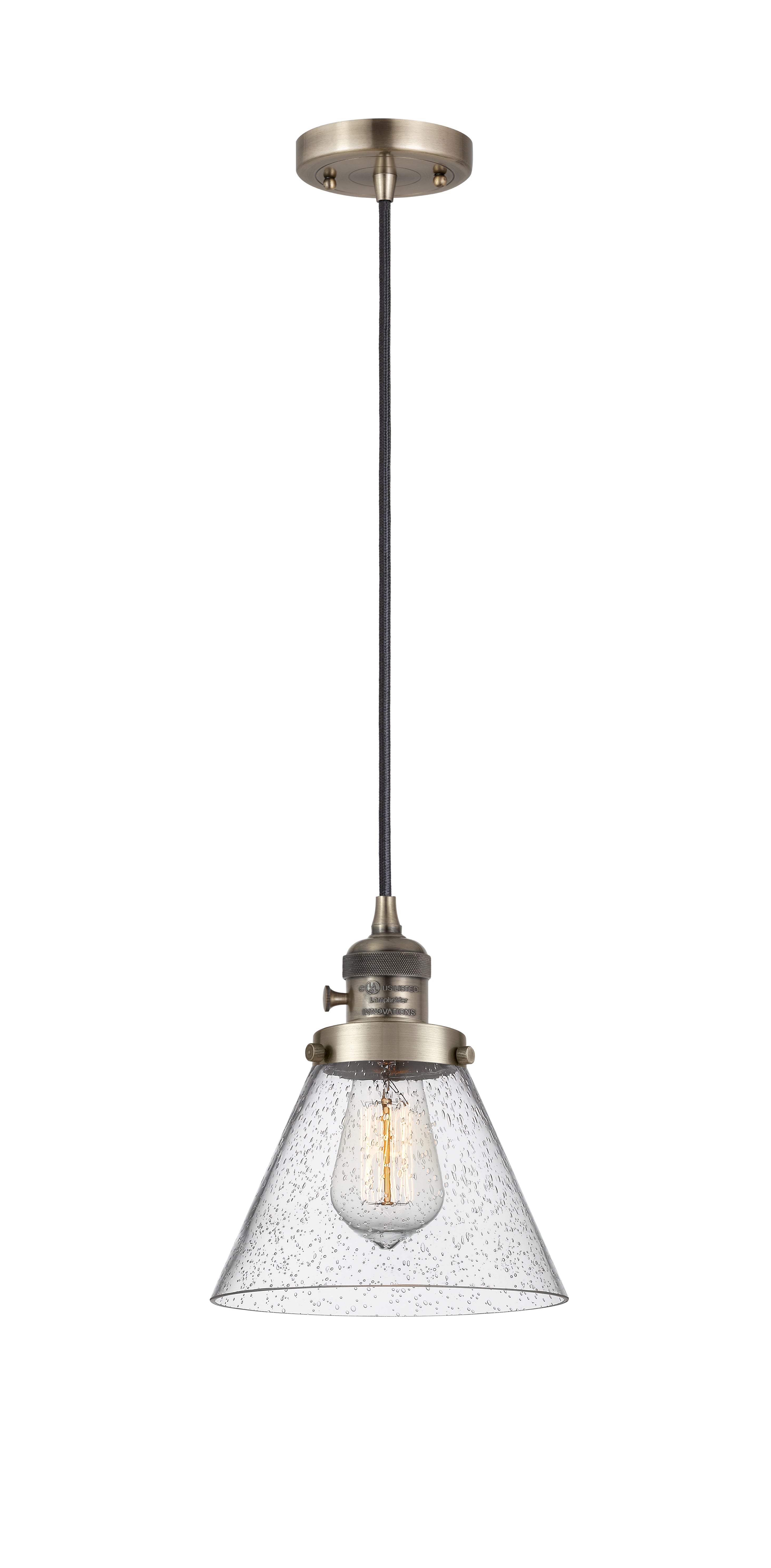 Franklin Restoration Mini Pendant Antique Brass