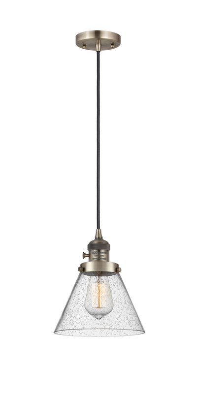 Franklin Restoration Mini Pendant Antique Brass