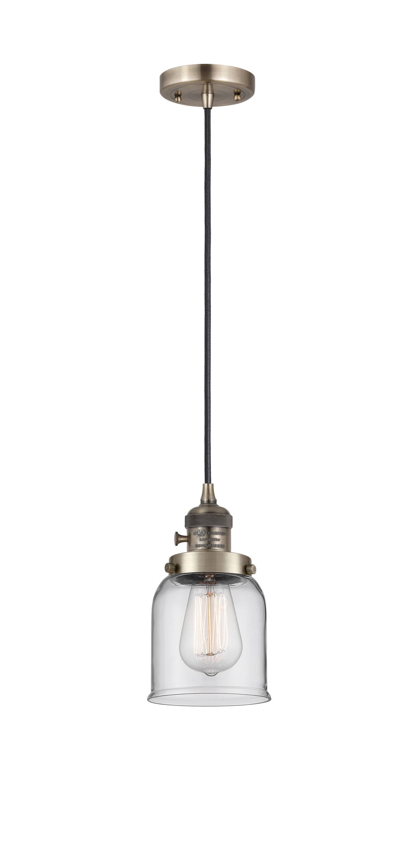Franklin Restoration Mini Pendant Brass